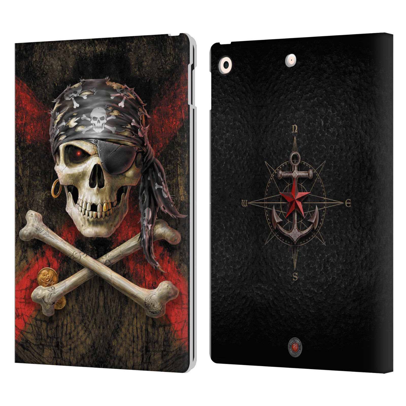 Pirate Leather Wallet Case for iPad 10.2″