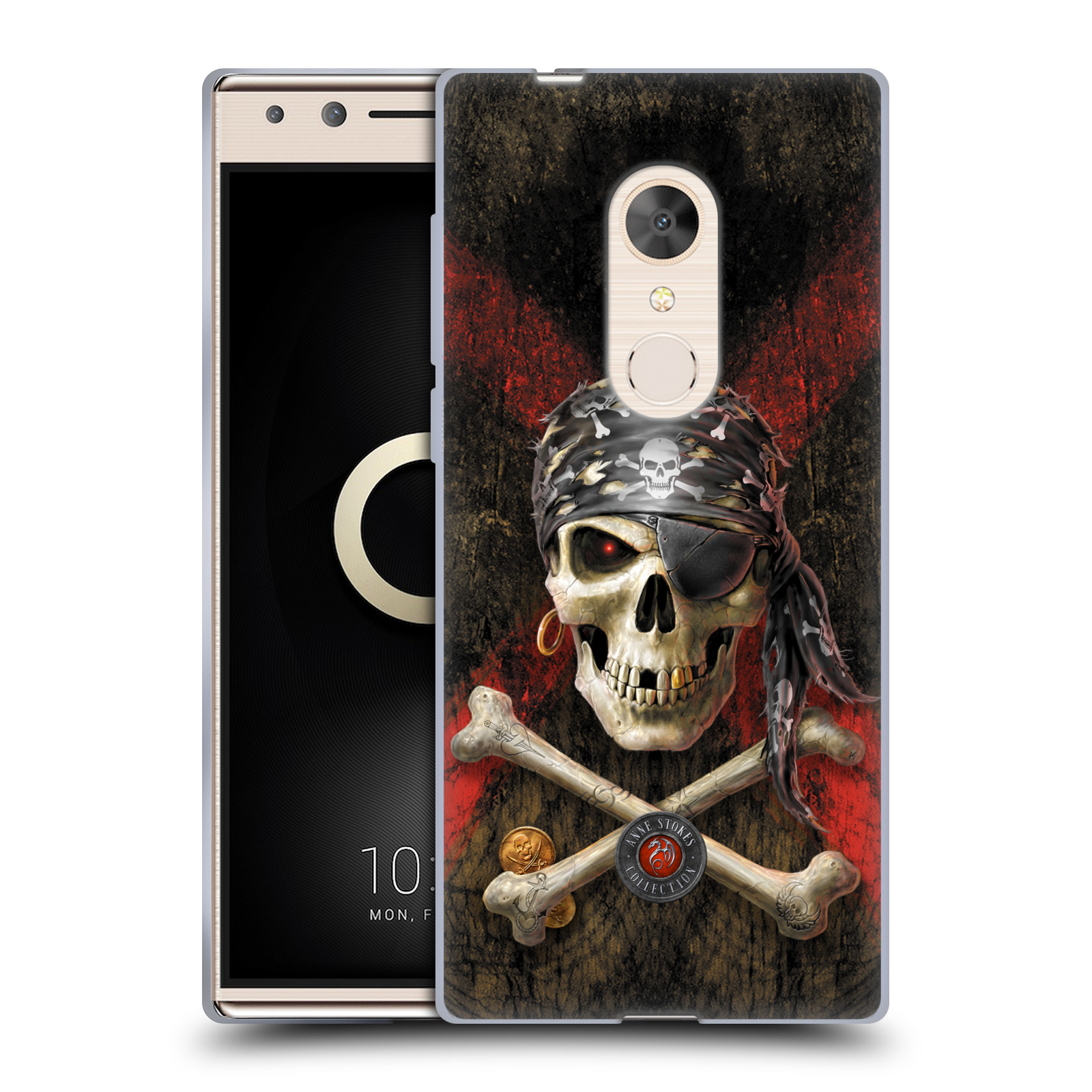 OFFICIAL ANNE STOKES SKULL GEL CASE FOR ALCATEL PHONES - 第 9/9 張圖片