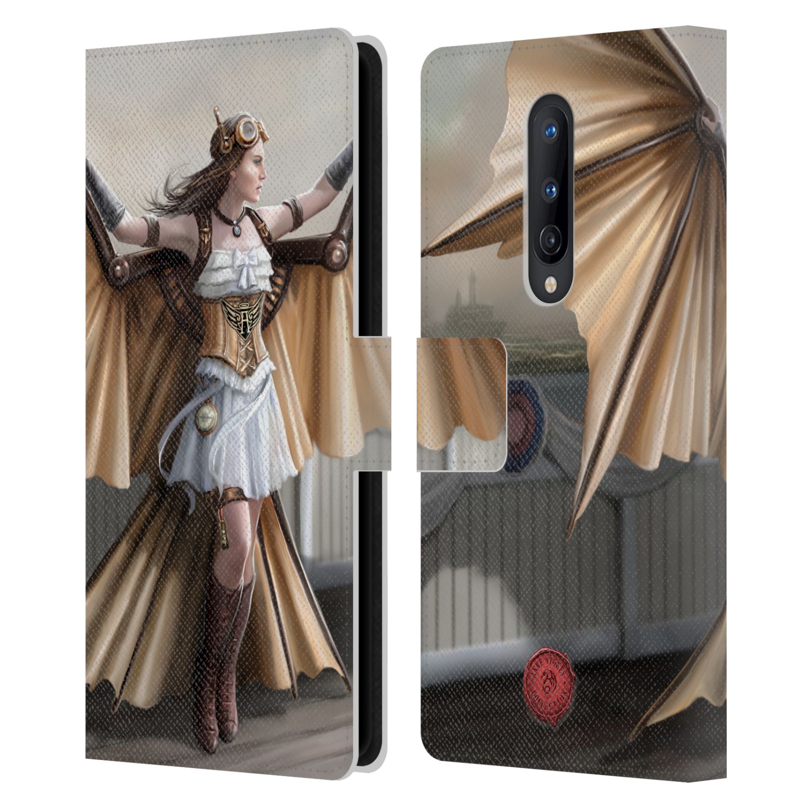 OFFICIAL ANNE STOKES STEAMPUNK LEATHER BOOK WALLET CASE COVER FOR ONEPLUS PHONES - Picture 9 of 14