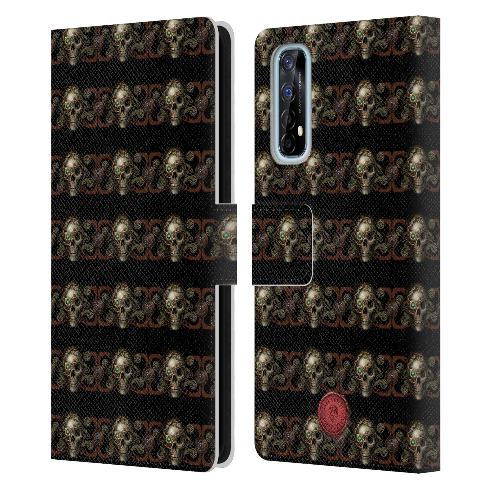 OFFICIAL ANNE STOKES STEAMPUNK LEATHER BOOK WALLET CASE COVER FOR REALME PHONES - Foto 13 di 14