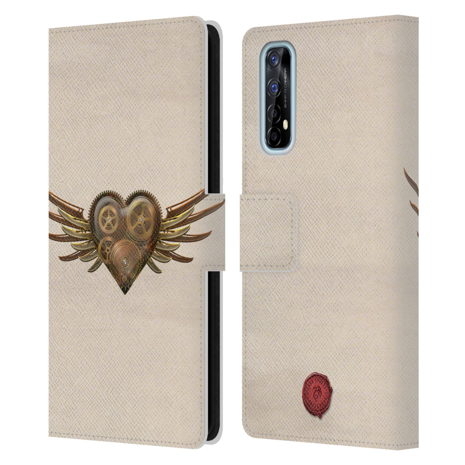 OFFICIAL ANNE STOKES STEAMPUNK LEATHER BOOK WALLET CASE COVER FOR REALME PHONES - Foto 14 di 14