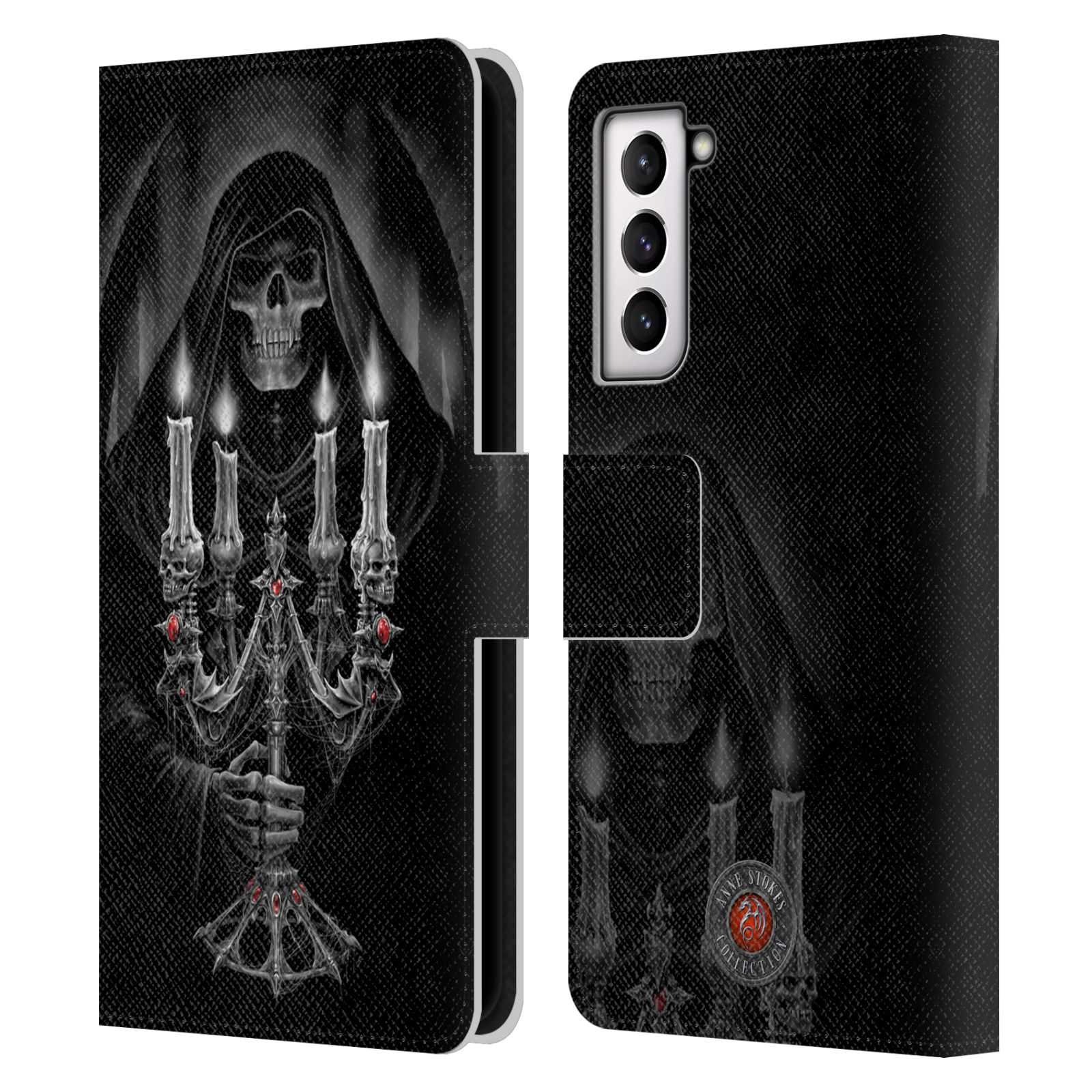 OFFICIAL ANNE STOKES TRIBAL LEATHER BOOK WALLET CASE FOR SAMSUNG PHONES 4