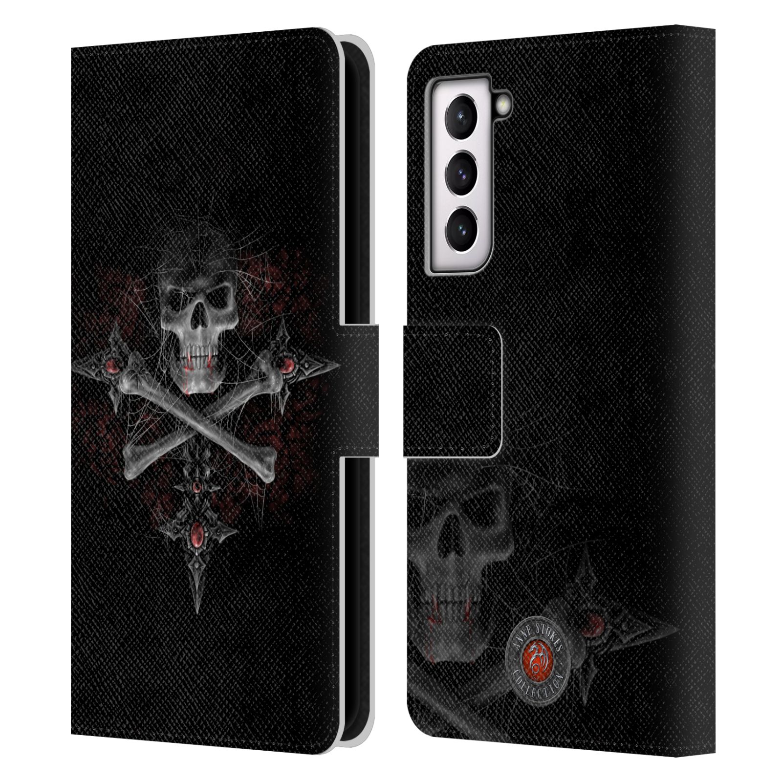 OFFICIAL ANNE STOKES TRIBAL LEATHER BOOK WALLET CASE FOR SAMSUNG PHONES 4