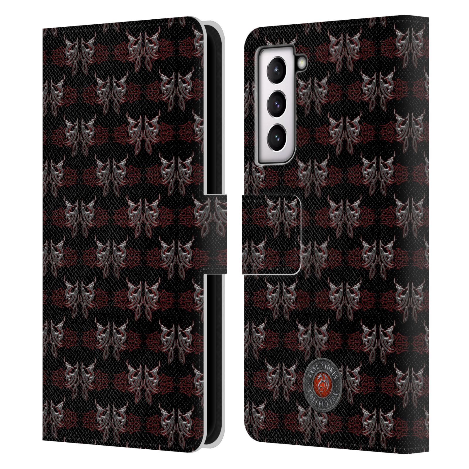 OFFICIAL ANNE STOKES TRIBAL LEATHER BOOK WALLET CASE FOR SAMSUNG PHONES 4