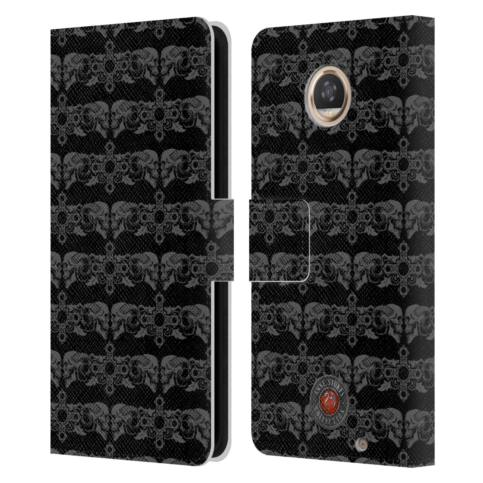 OFFICIAL ANNE STOKES TRIBAL LEATHER BOOK WALLET CASE COVER FOR MOTOROLA PHONES - Picture 17 of 19