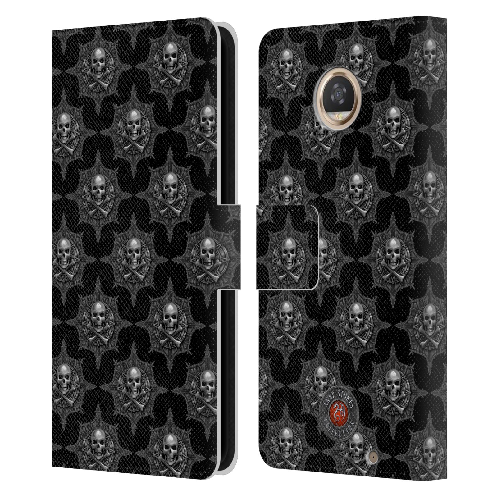 OFFICIAL ANNE STOKES TRIBAL LEATHER BOOK WALLET CASE COVER FOR MOTOROLA PHONES - Picture 18 of 19