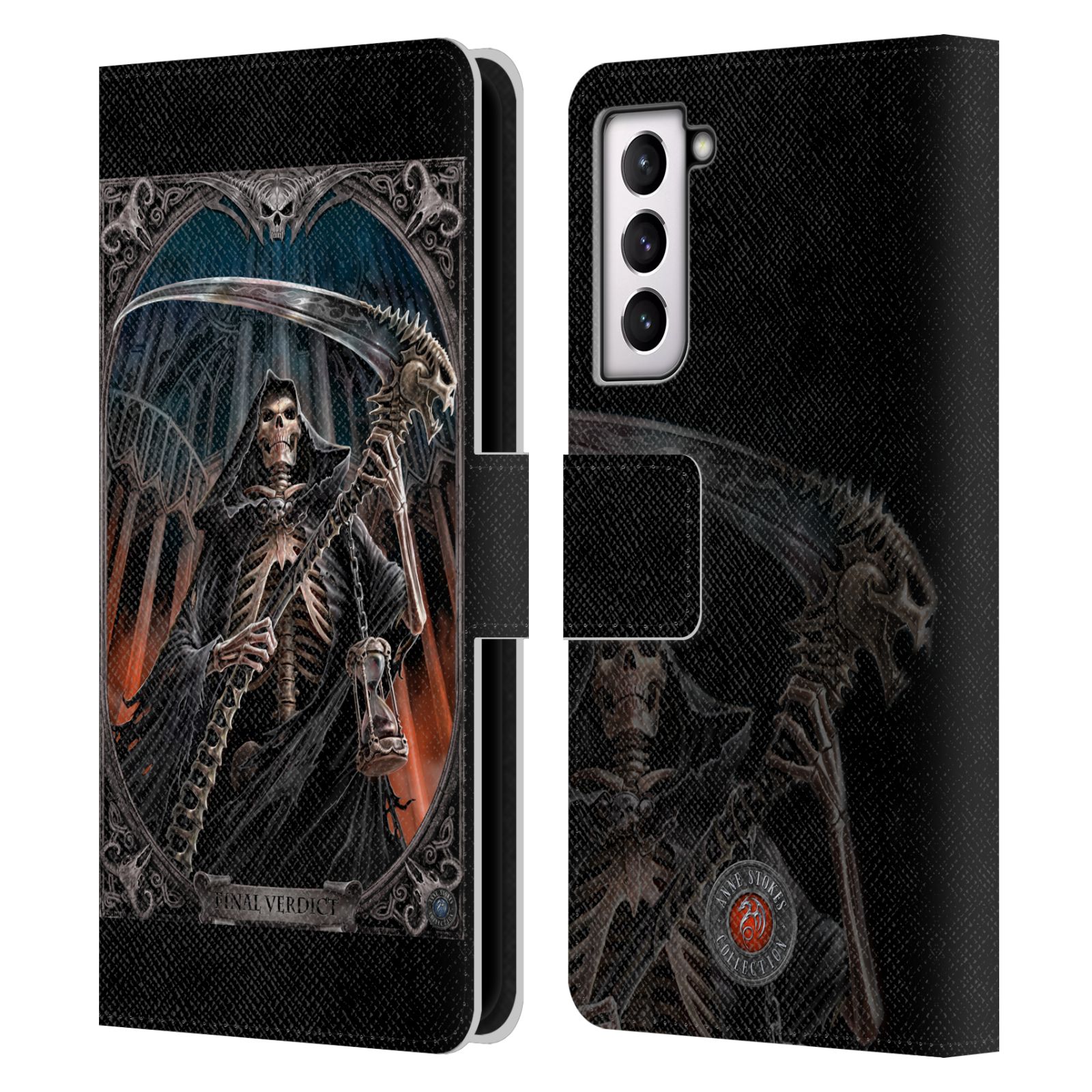 OFFICIAL ANNE STOKES TRIBAL LEATHER BOOK WALLET CASE FOR SAMSUNG PHONES 4