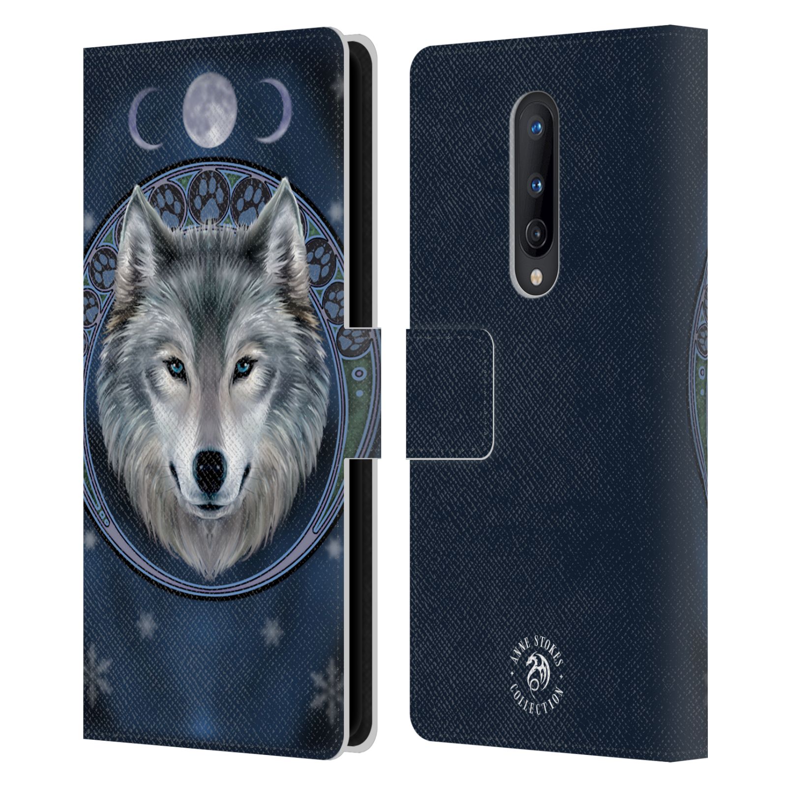 OFFICIAL ANNE STOKES WOLVES LEATHER BOOK WALLET CASE COVER FOR ONEPLUS PHONES - Picture 8 of 10