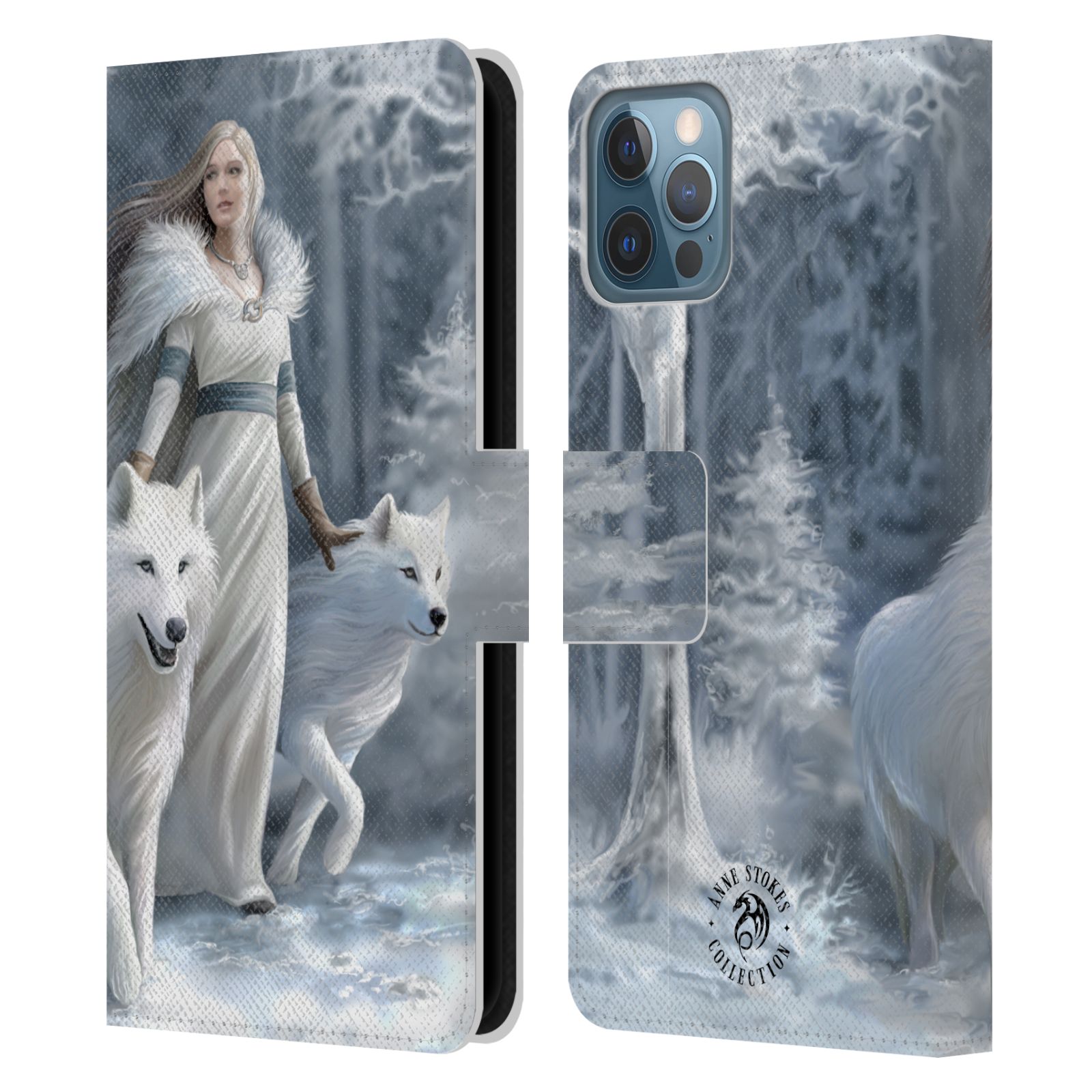 Winter Guardians Leather Wallet Case for iPhone 12 / 12 Pro