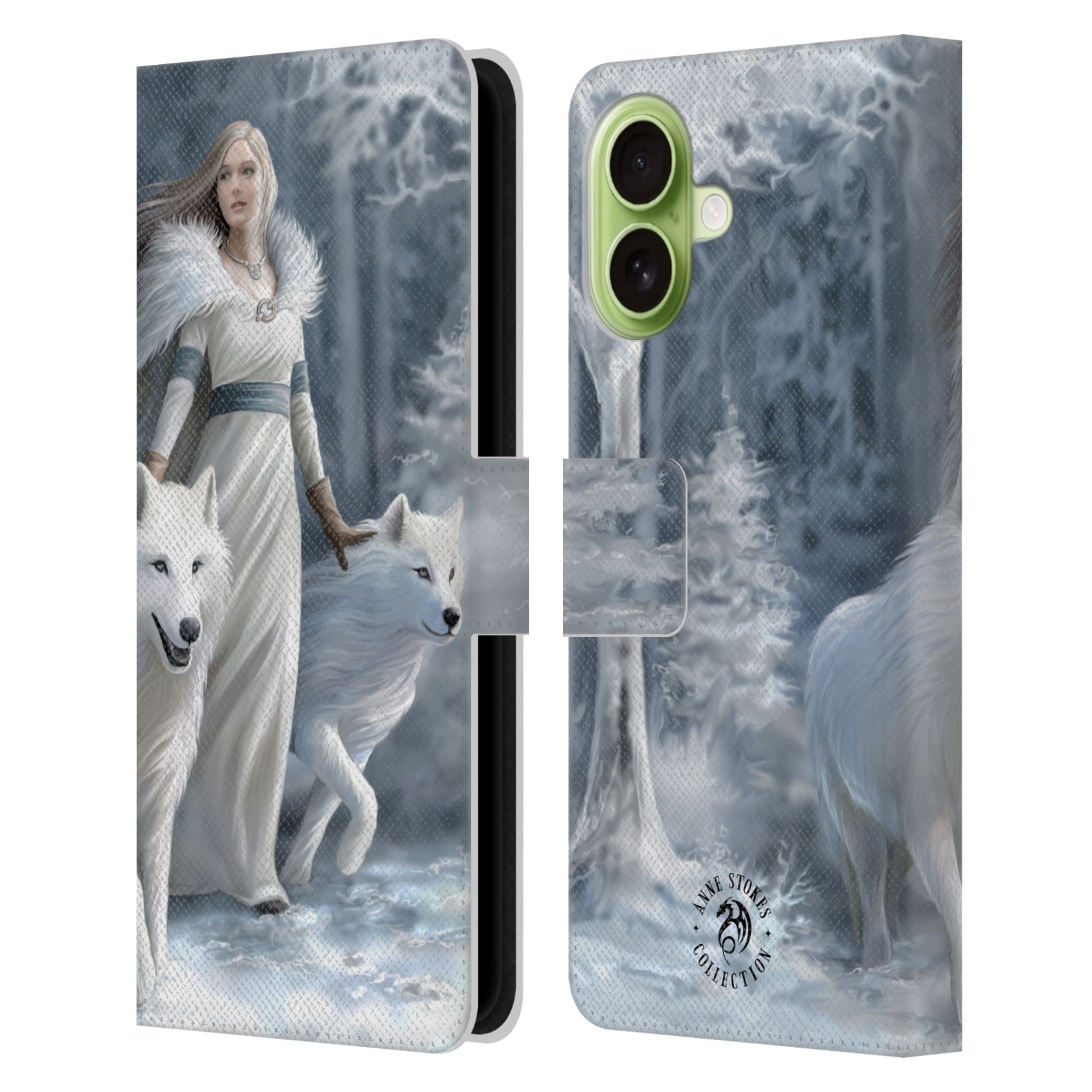 Winter Guardians Leather Wallet Case for iPhone 17