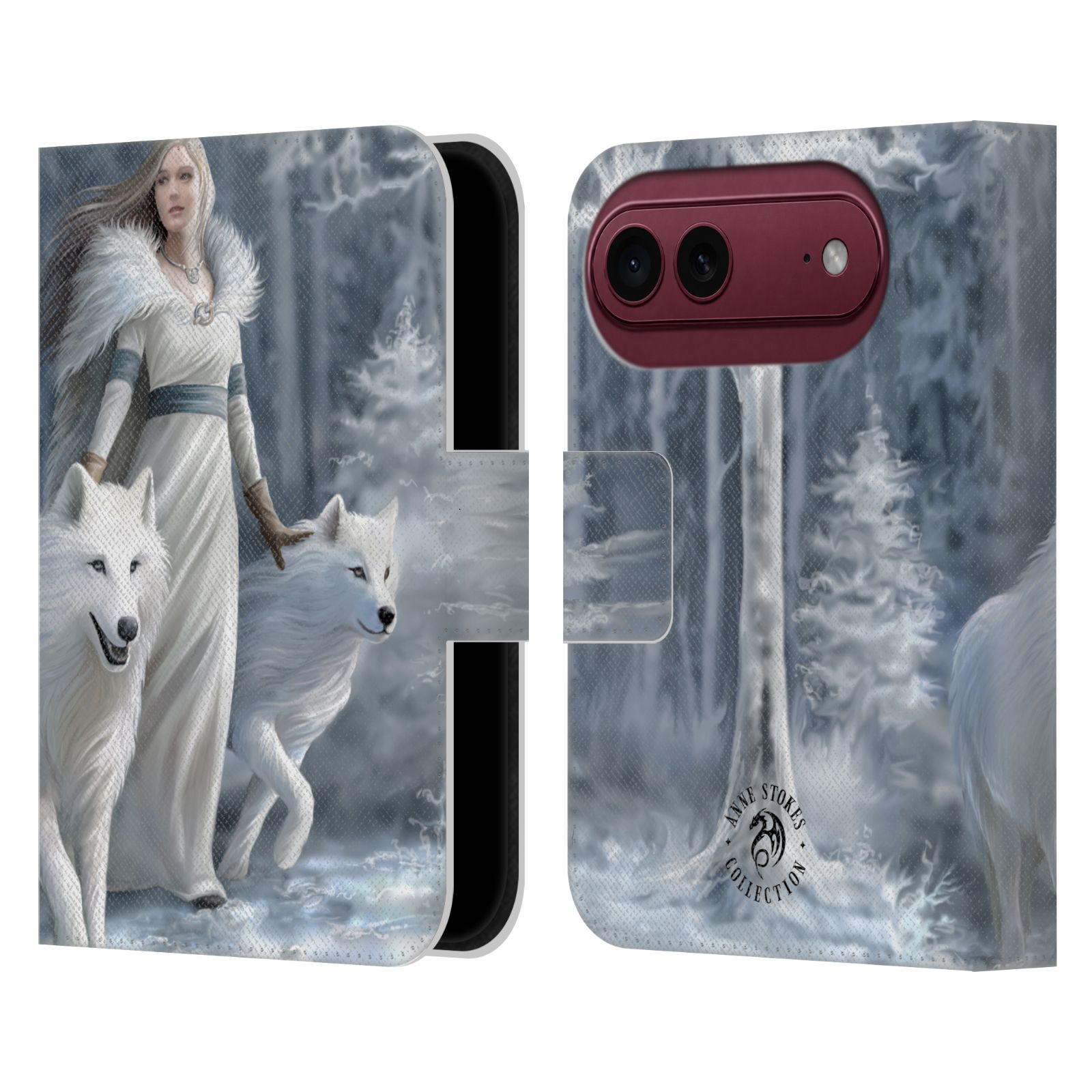 Winter Guardians Leather Wallet Case for iPhone Duo