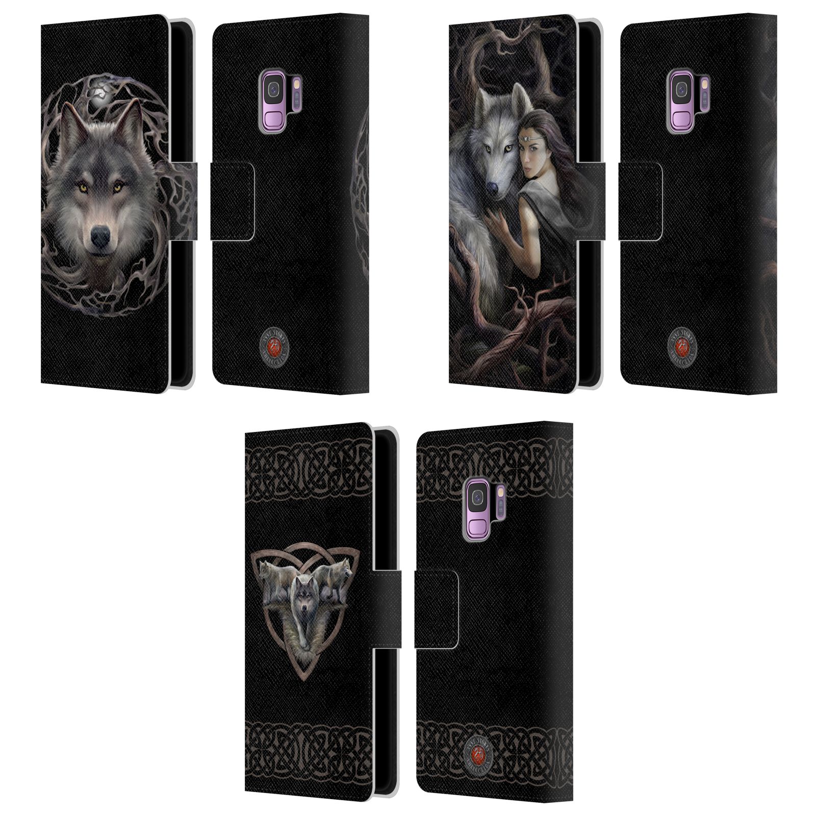 Libro Oficial ANNE STOKES tribal Billetera Estuche De Cuero Para Teléfonos APPLE iPHONE