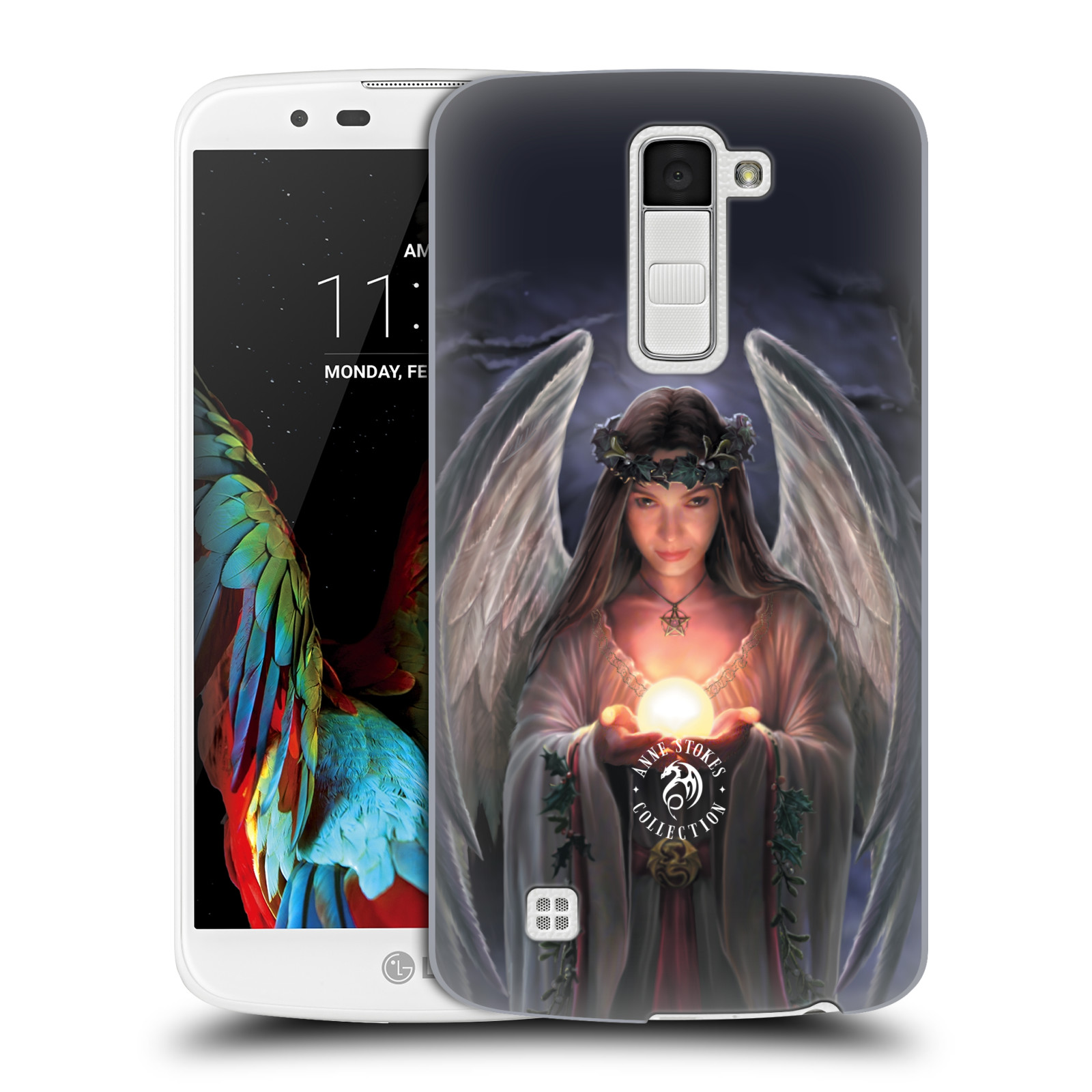 OFFICIAL ANNE STOKES YULE HARD BACK CASE FOR LG PHONES 3 - Picture 8 of 16