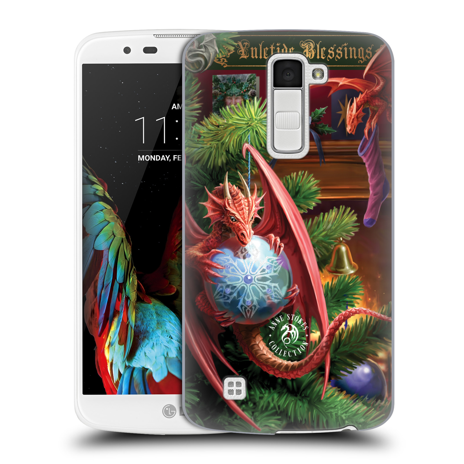 OFFICIAL ANNE STOKES YULE HARD BACK CASE FOR LG PHONES 3 - Picture 10 of 16
