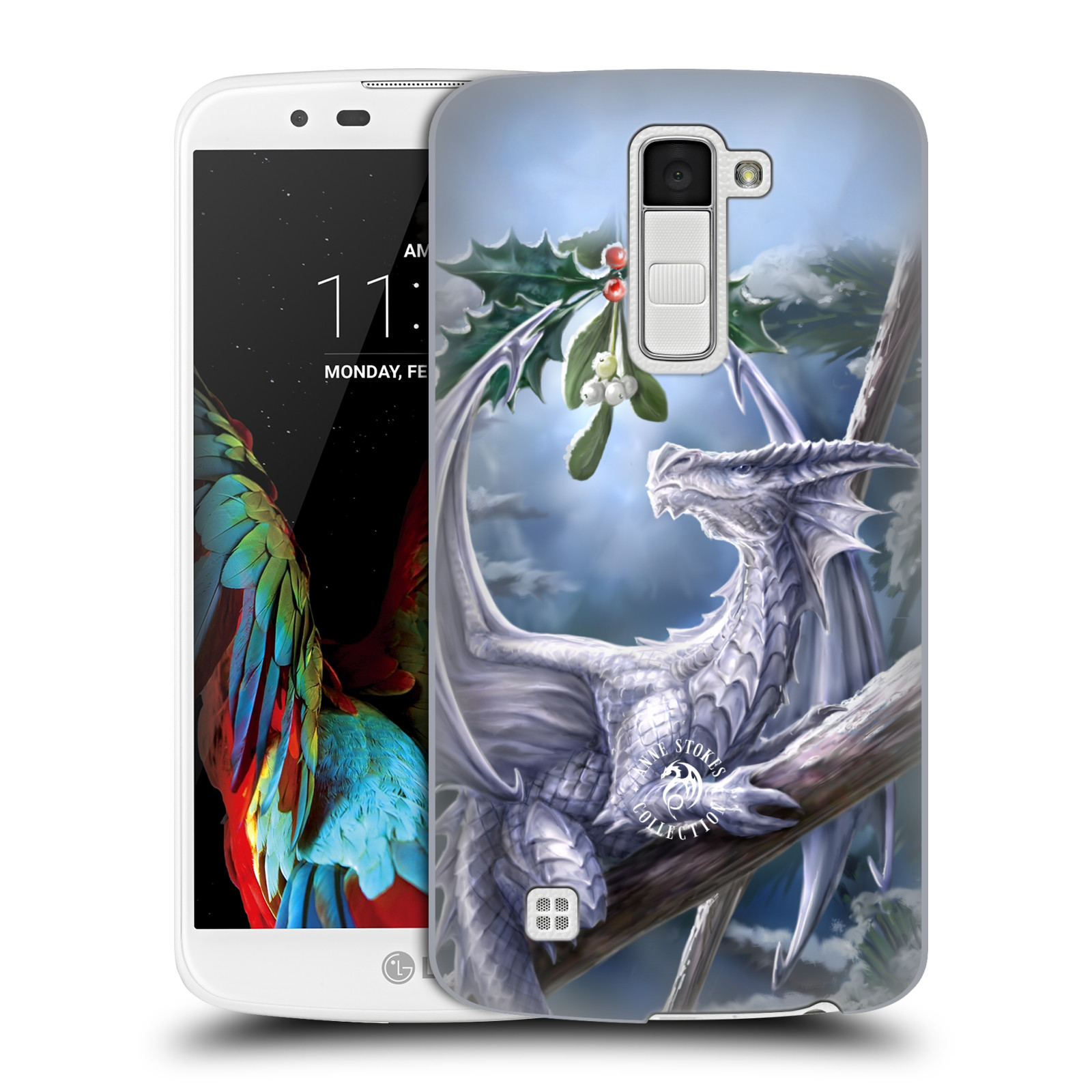 OFFICIAL ANNE STOKES YULE HARD BACK CASE FOR LG PHONES 3 - Picture 12 of 16