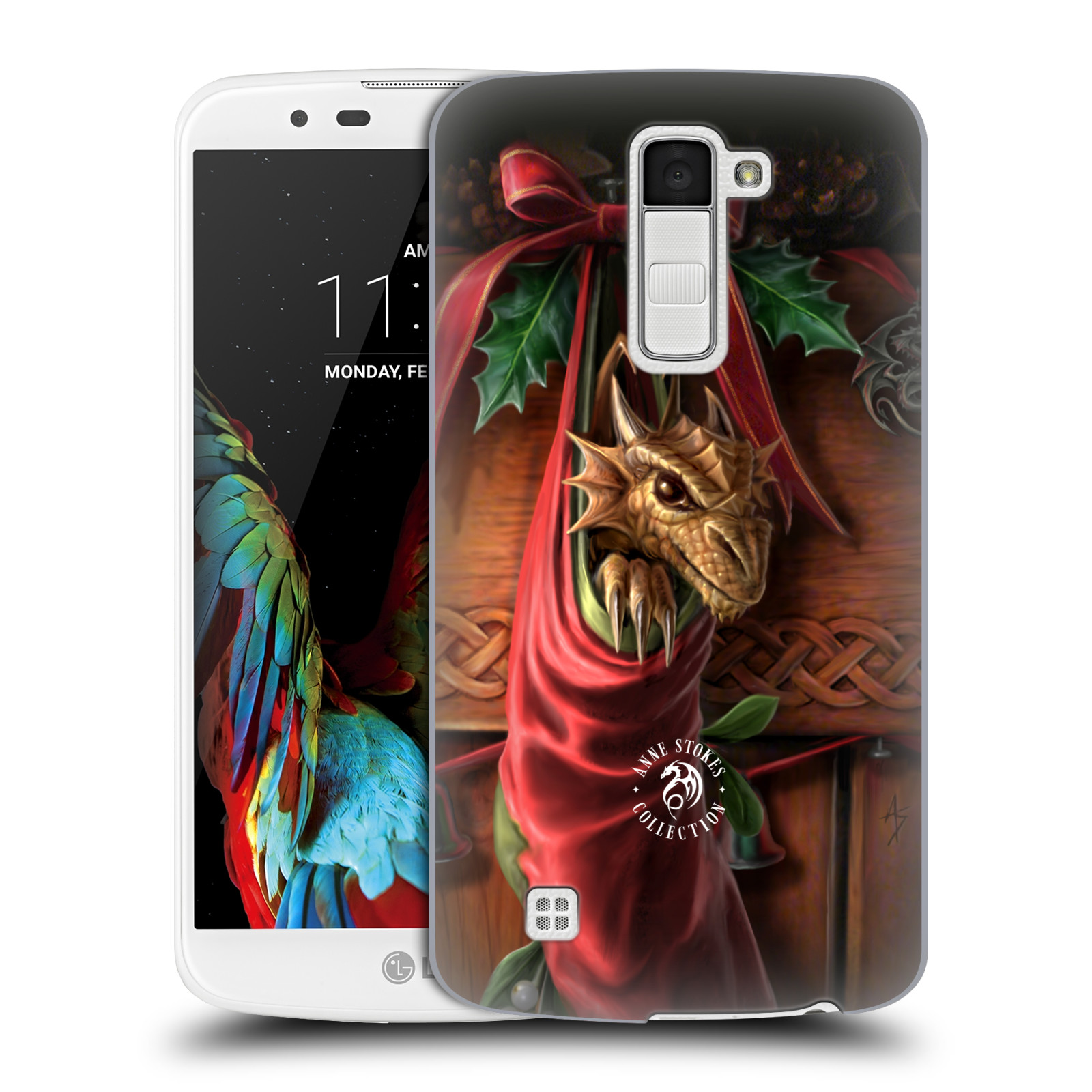 OFFICIAL ANNE STOKES YULE HARD BACK CASE FOR LG PHONES 3 - Picture 9 of 16