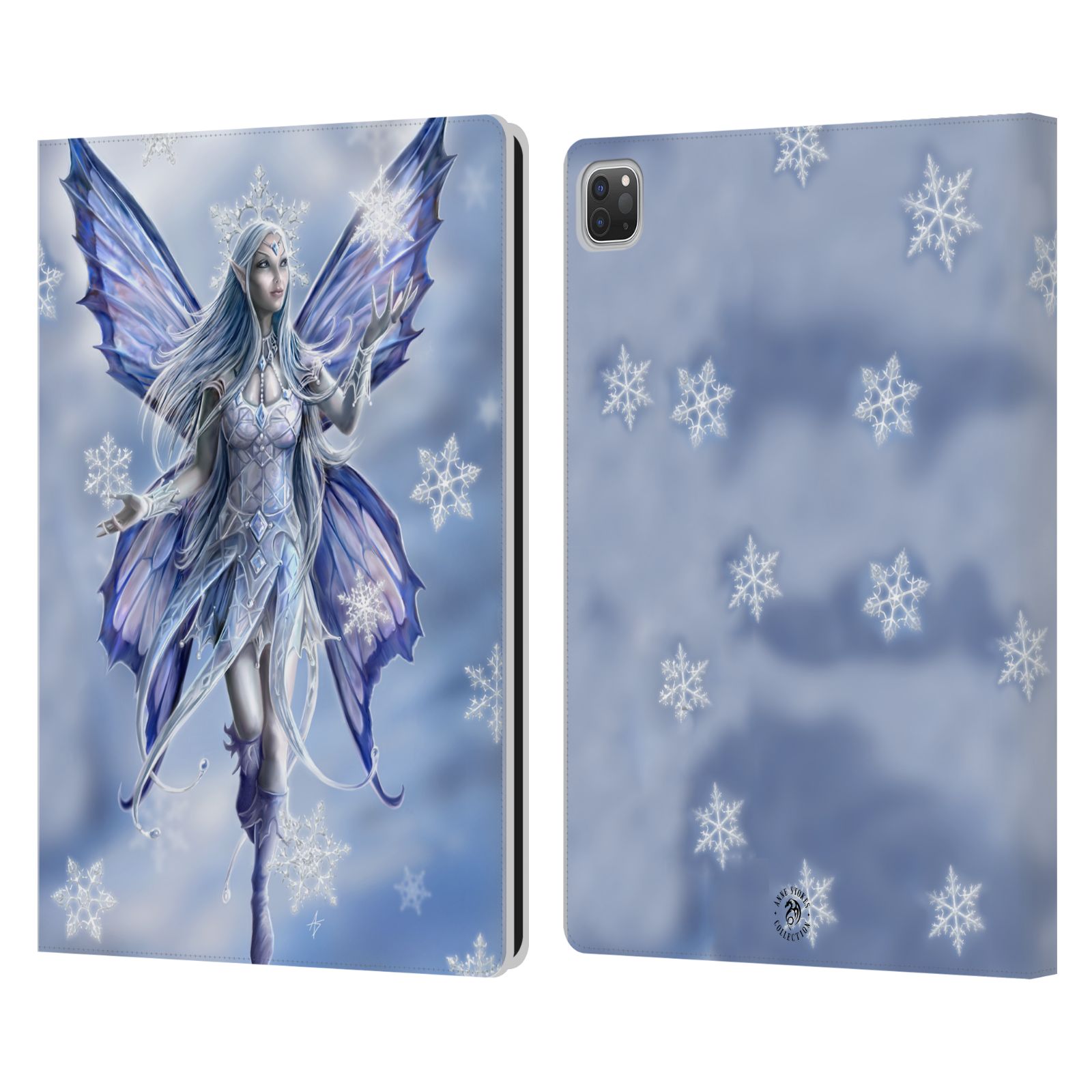 OFFICIAL ANNE STOKES YULE LEATHER BOOK WALLET CASE COVER FOR APPLE iPAD - Picture 12 of 14
