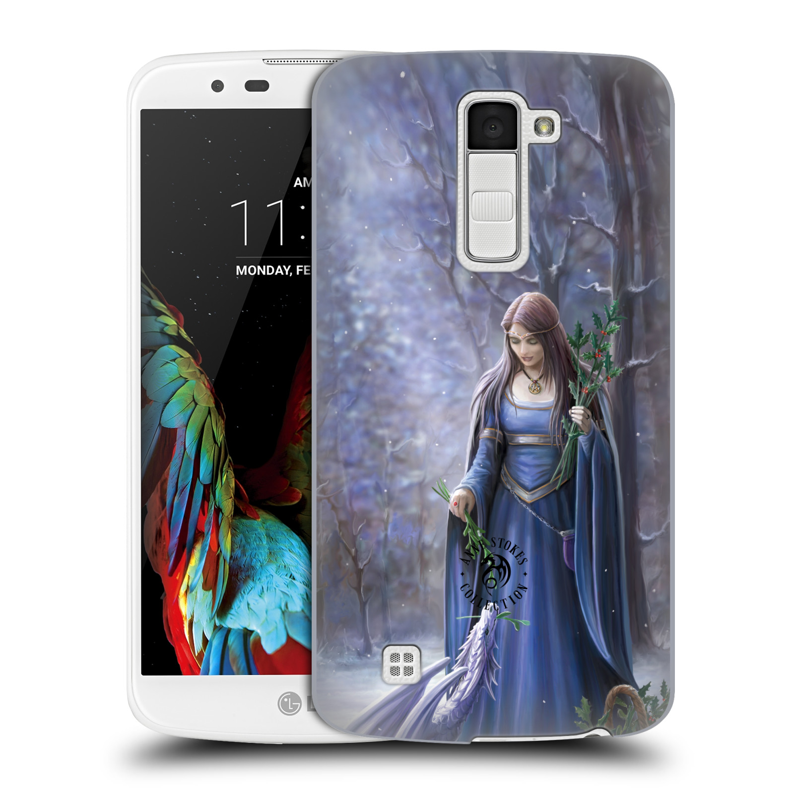 OFFICIAL ANNE STOKES YULE HARD BACK CASE FOR LG PHONES 3 - Picture 14 of 16