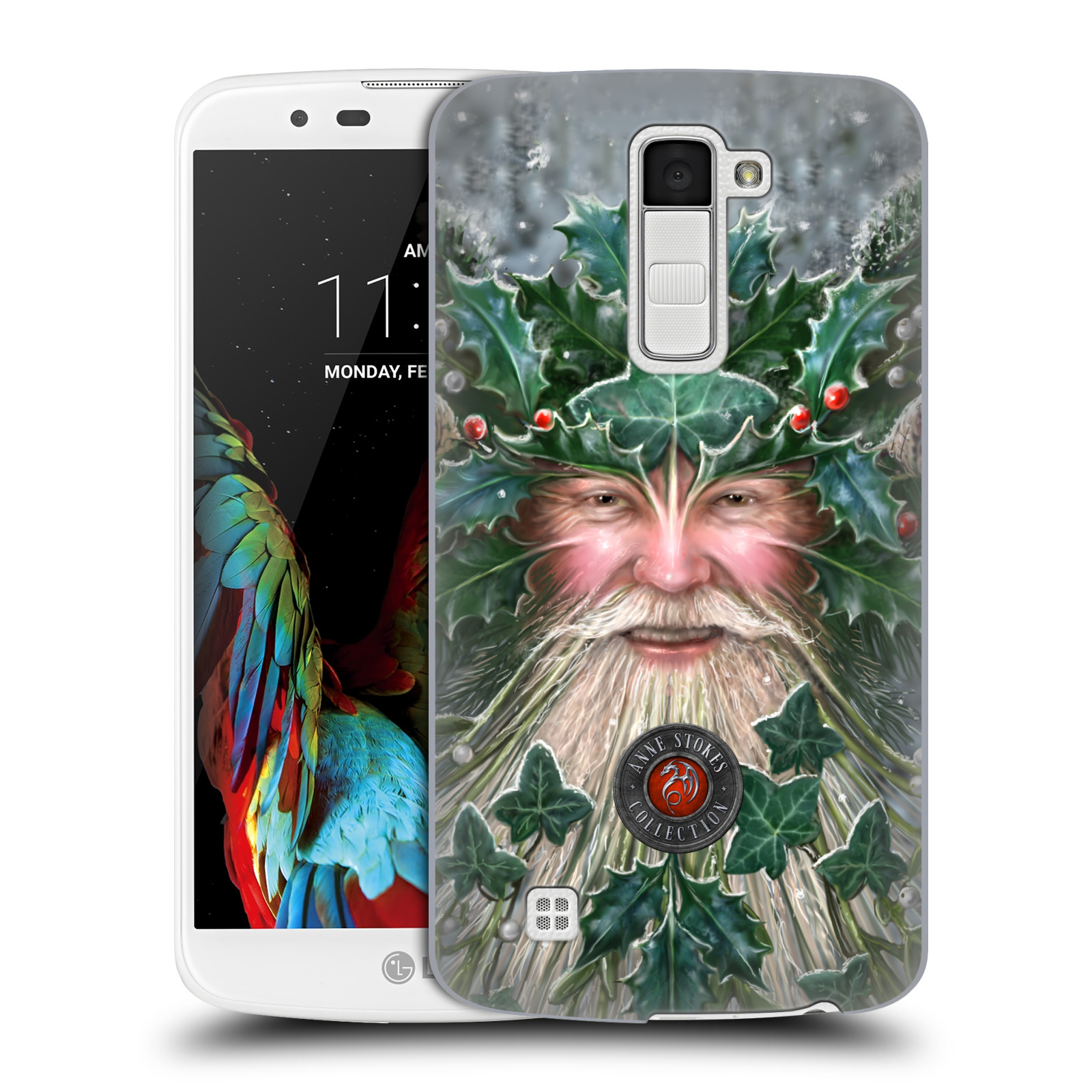 OFFICIAL ANNE STOKES YULE HARD BACK CASE FOR LG PHONES 3 - Picture 11 of 16