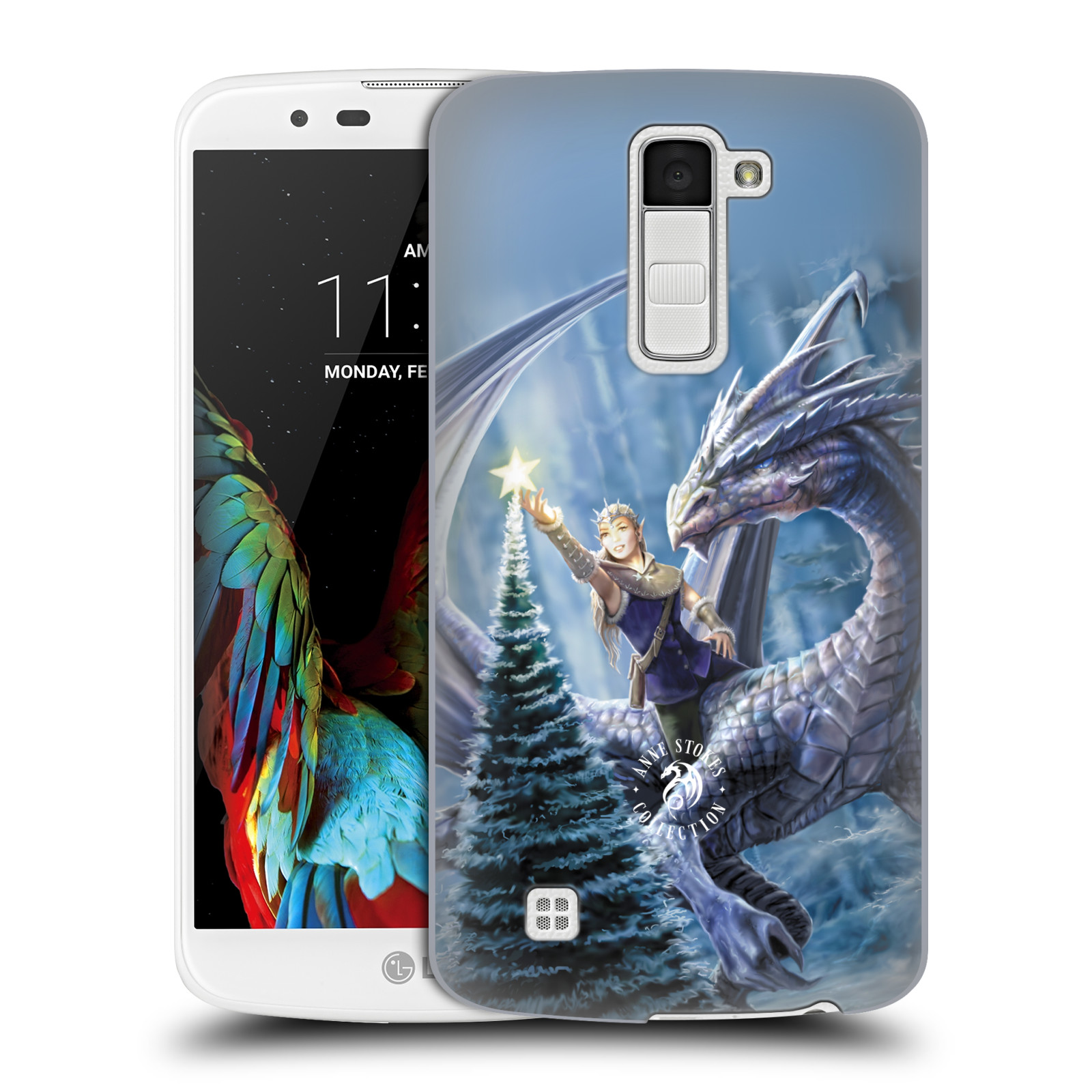 OFFICIAL ANNE STOKES YULE HARD BACK CASE FOR LG PHONES 3 - Picture 16 of 16