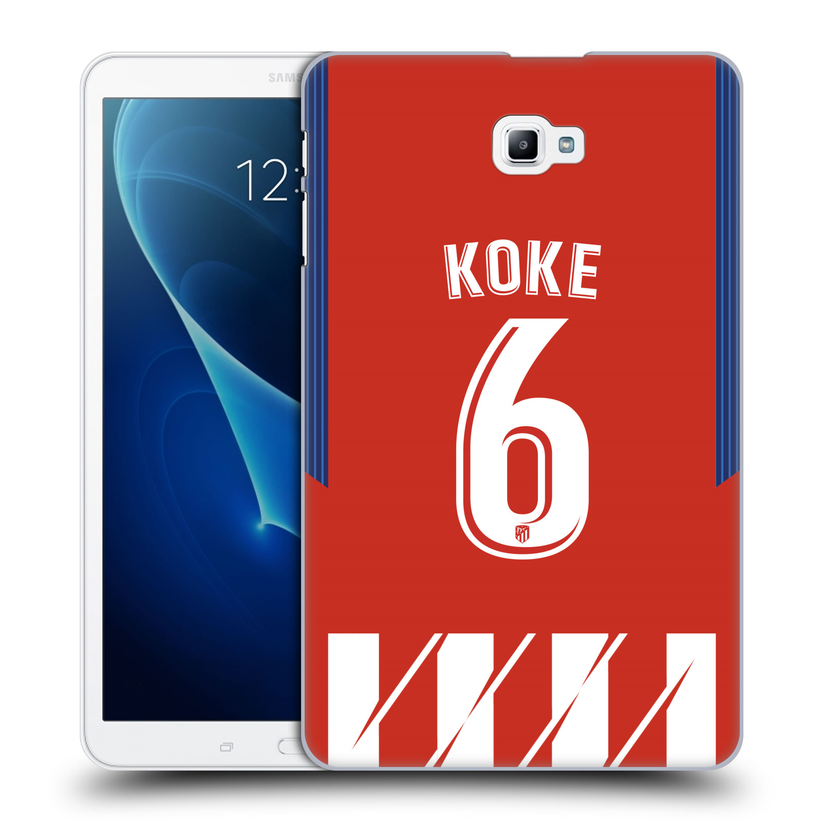 official atletico madrid 2017/18 players home kit 1 case for