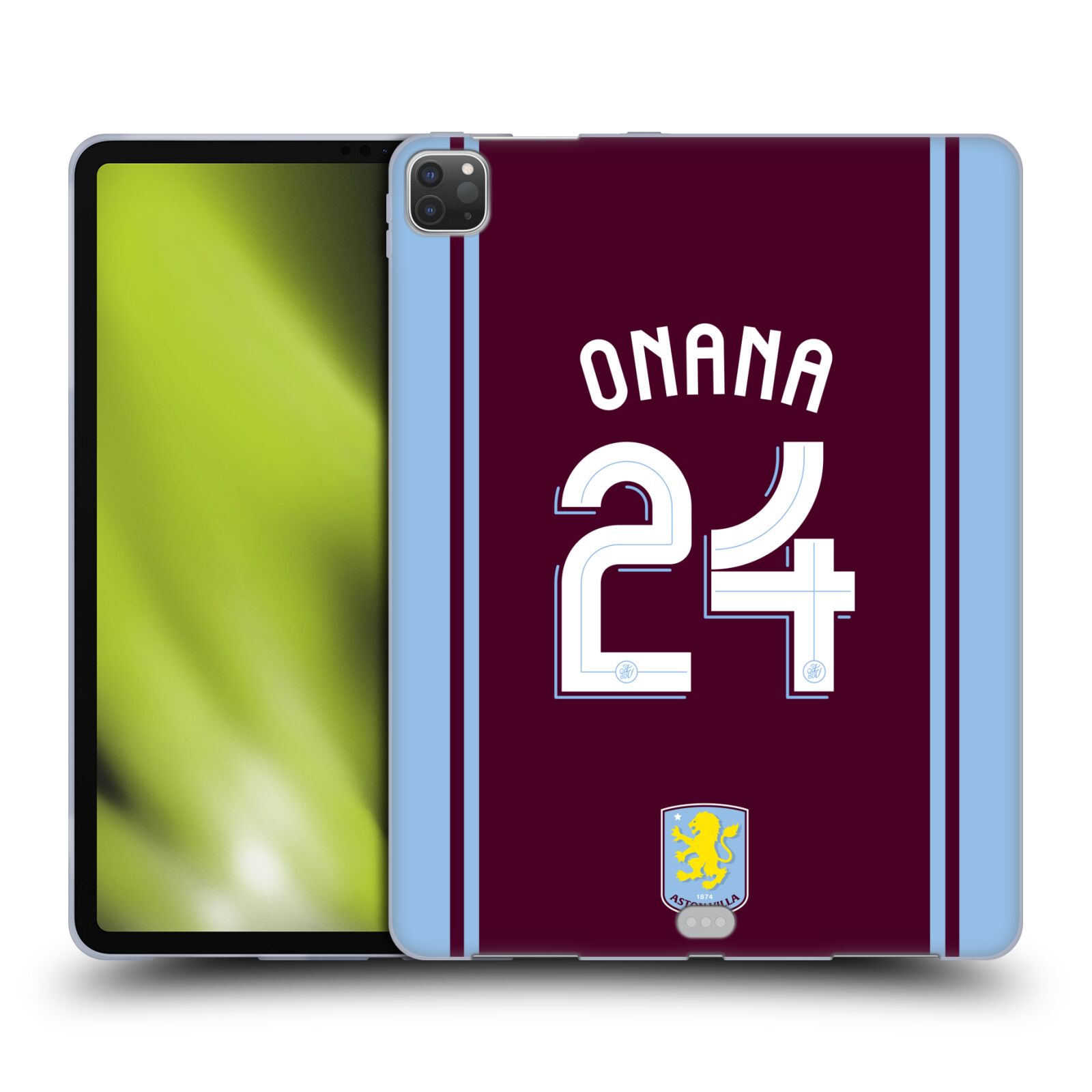 ASTON VILLA FOOTBALL CLUB 2024/25 CREST PLAYER KIT GEL CASE APPLE SAMSUNG KINDLE - 第 8/13 張圖片