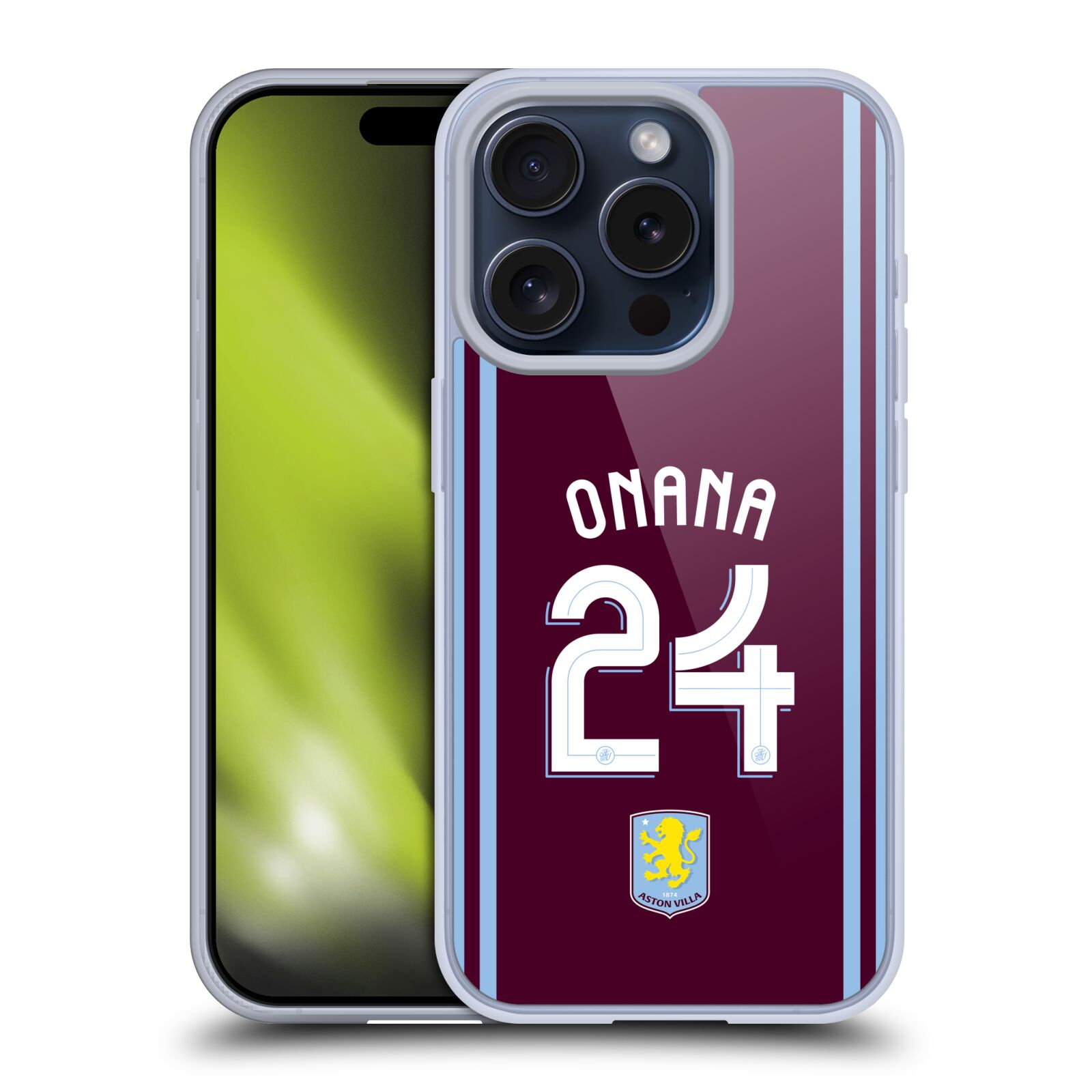 ASTON VILLA FOOTBALL CLUB 2024/25 CREST PLAYER KIT GEL CASE FOR APPLE iPHONE - 第 8/13 張圖片
