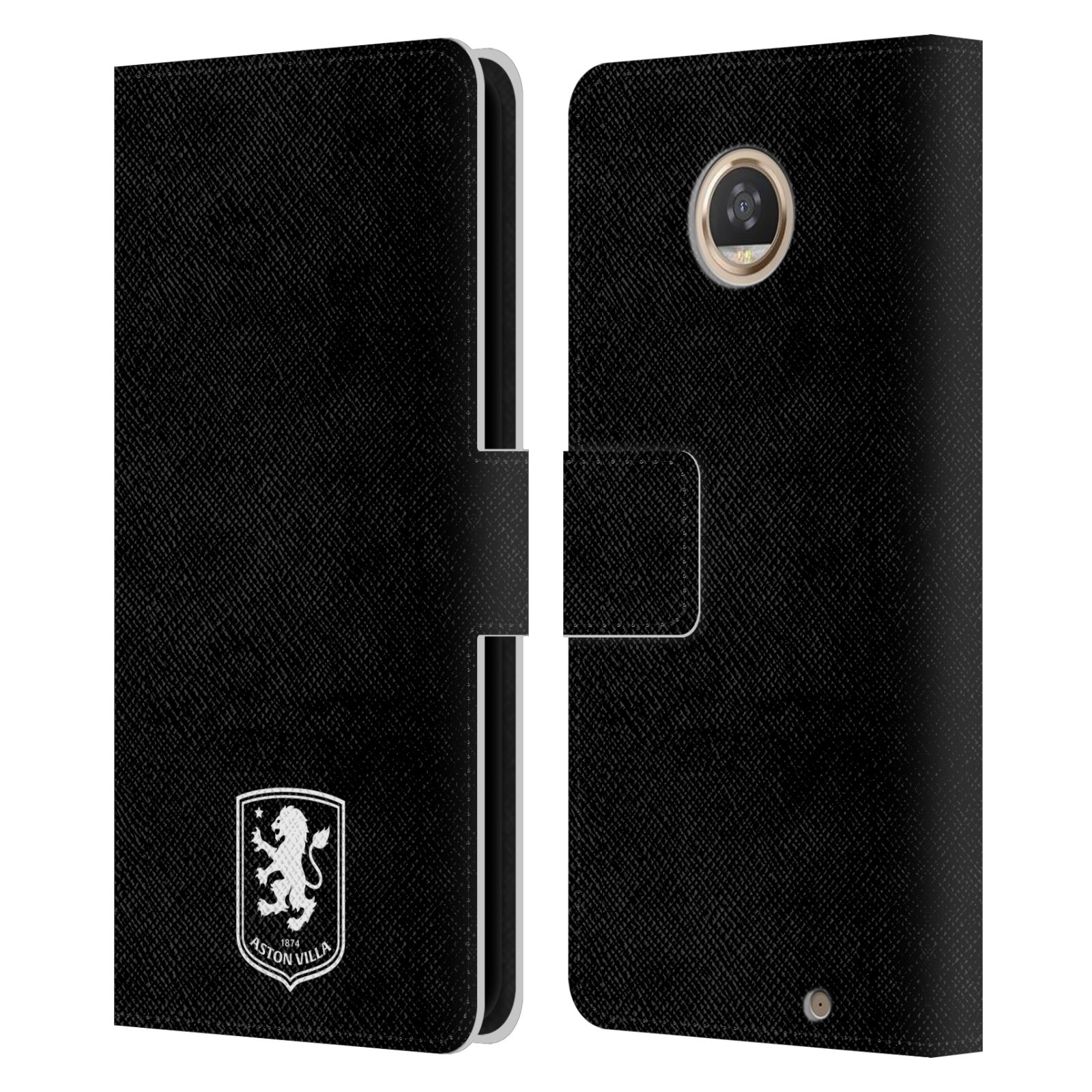 ASTON VILLA FOOTBALL CLUB 2024 DISEÑO ESCUDO CUERO LIBRO ESTUCHE TELÉFONOS MOTOROLA - Imagen 7 de 13
