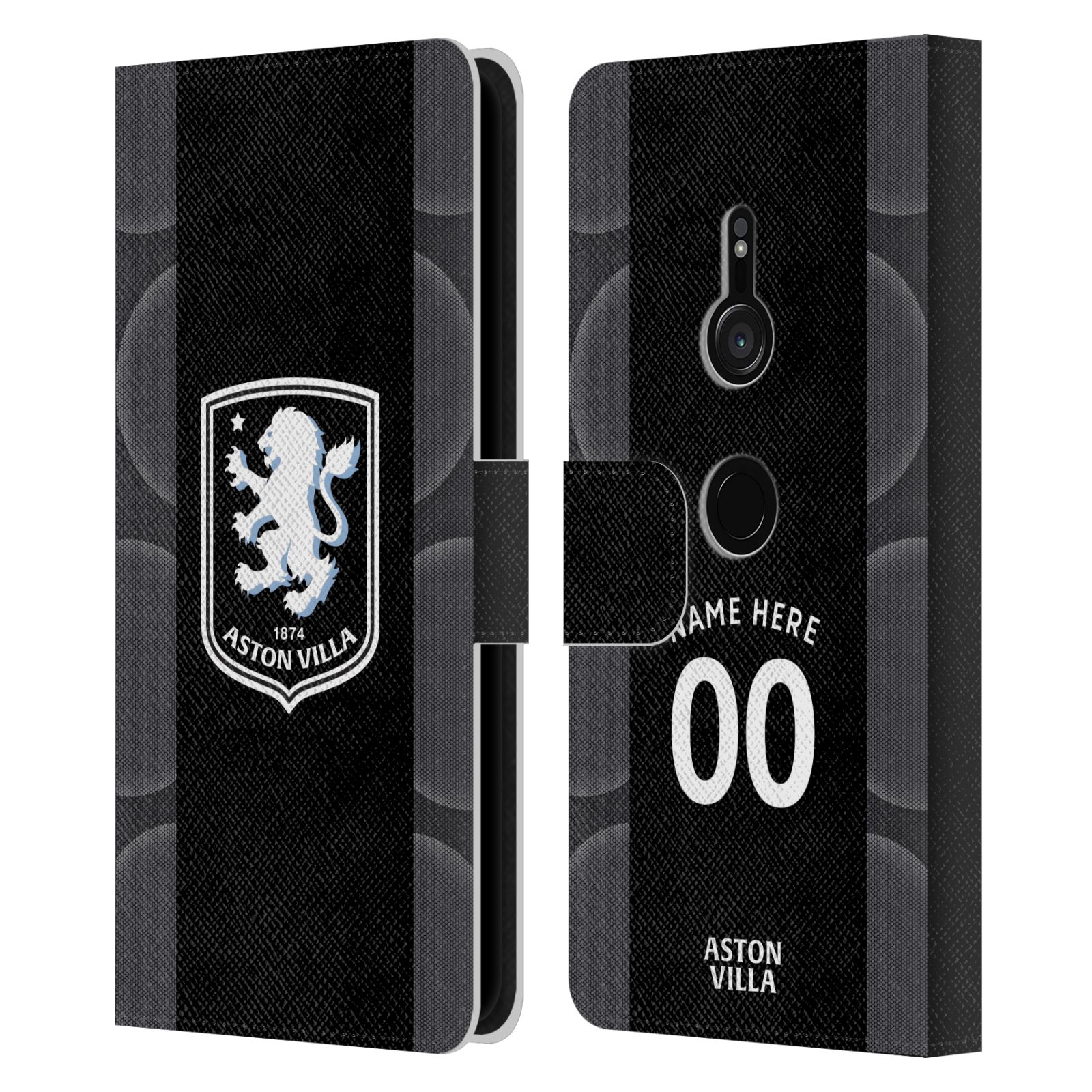 ASTON VILLA FOOTBALL CLUB 2025/26 KIT LEATHER BOOK WALLET CASE FOR SONY PHONES 1 - Picture 7 of 7