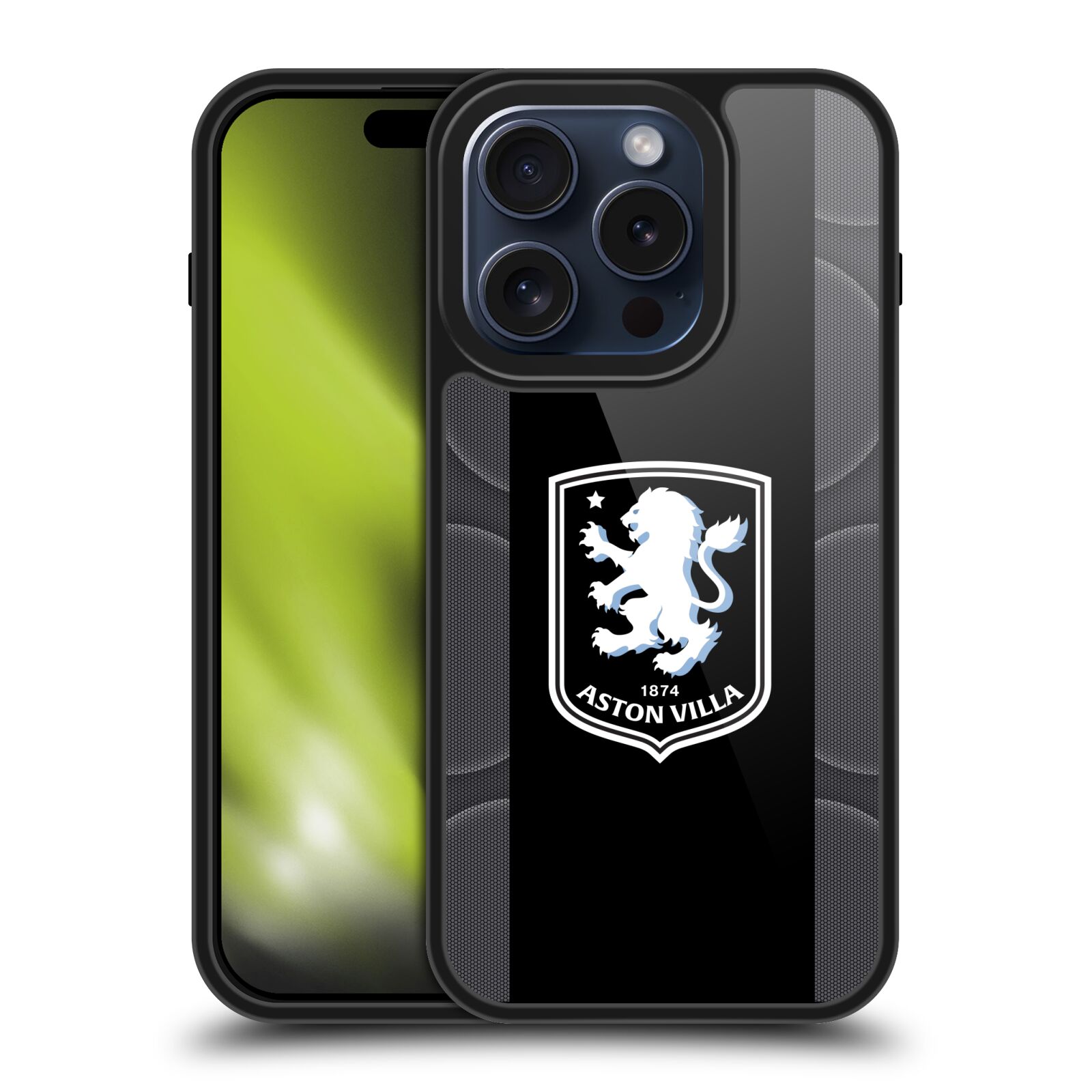 KIT ESCUDO ASTON VILLA FOOTBALL CLUB 2025/26 ESTUCHE BLINDADO GEL TELÉFONOS APPLE iPHONE - Imagen 8 de 8