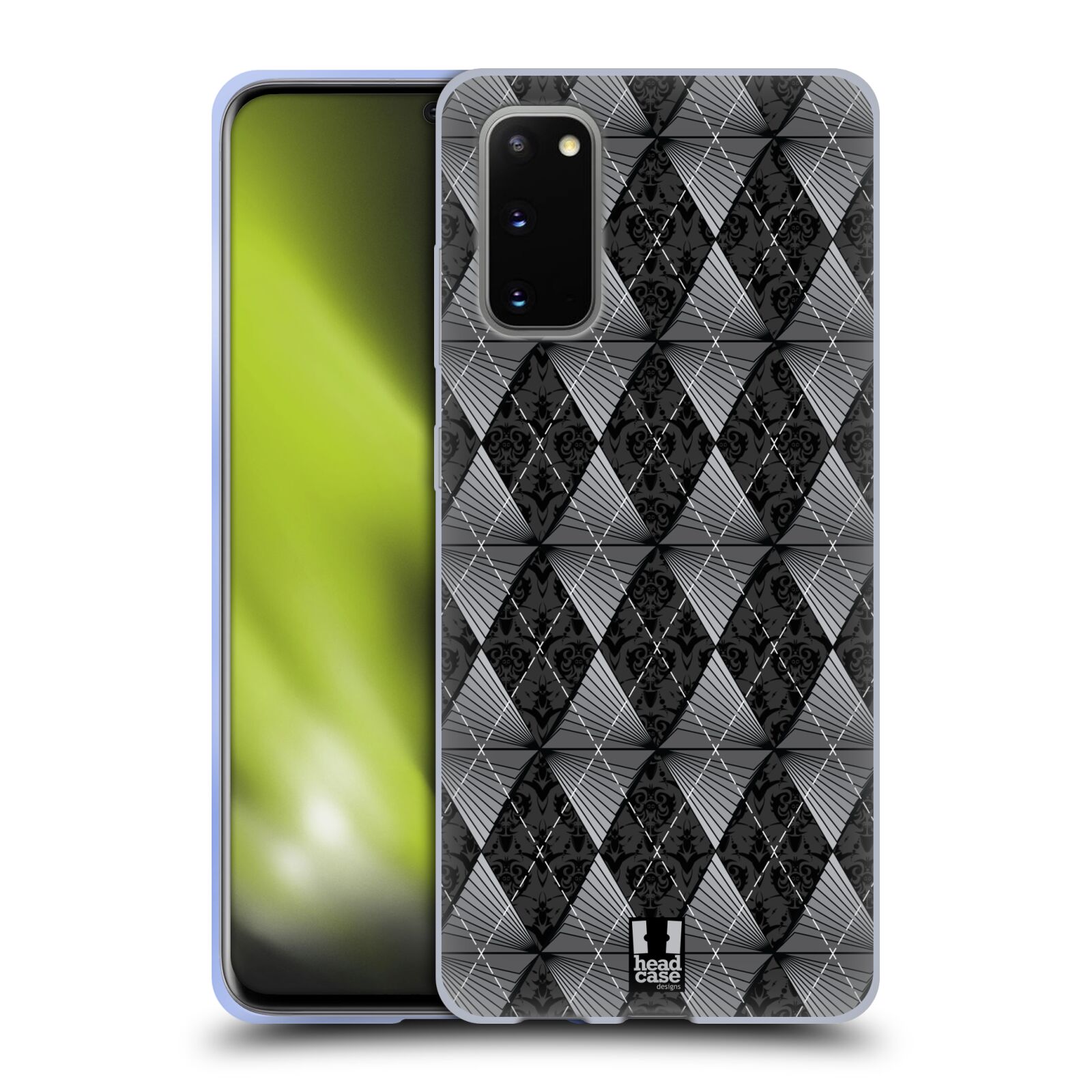HEAD CASE DESIGNS ARGYLE WIRBEL GEL HANDYHÃLLE FÃR SAMSUNG HANDYS 1 - Picture 8 of 12