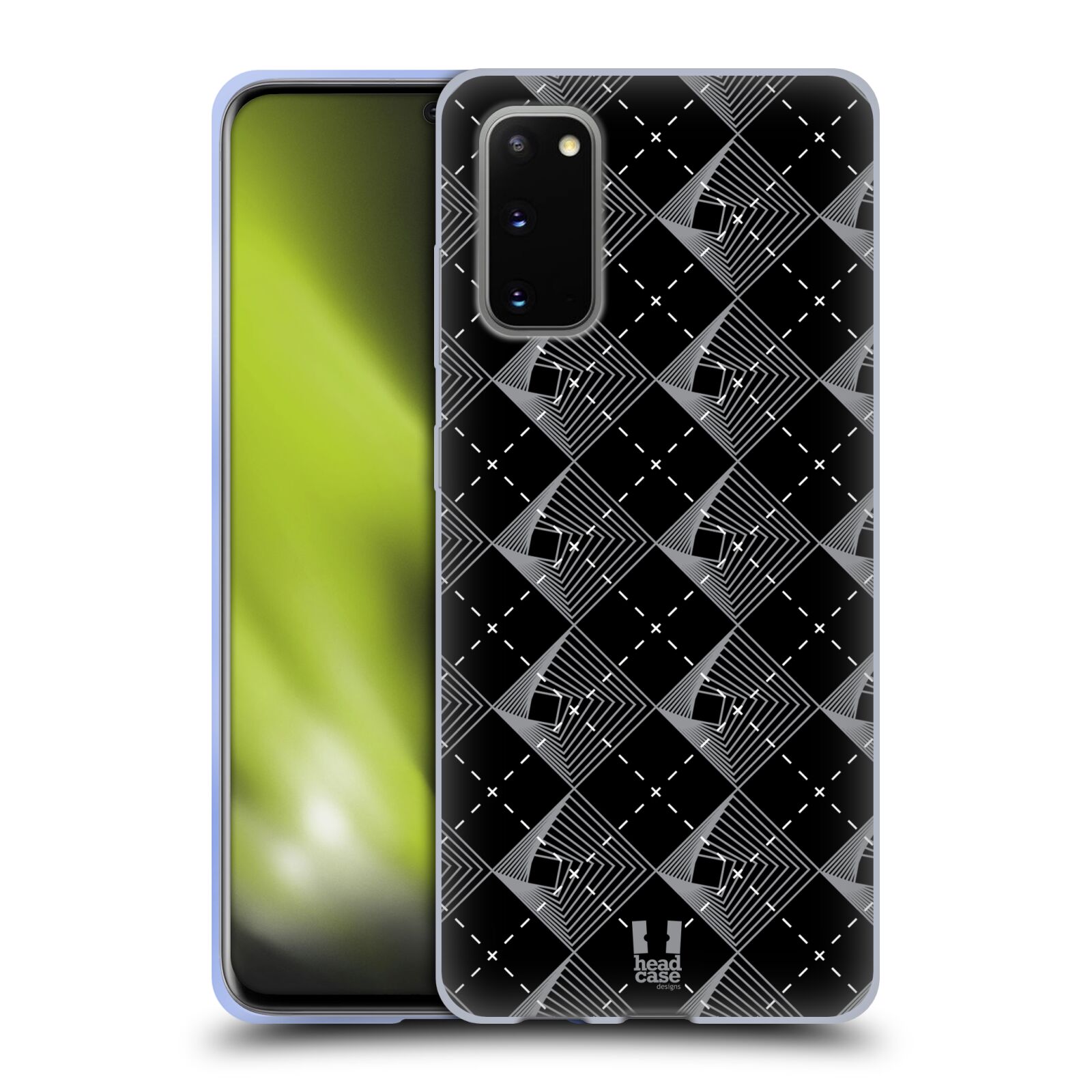 HEAD CASE DESIGNS ARGYLE WIRBEL GEL HANDYHÃLLE FÃR SAMSUNG HANDYS 1 - Picture 9 of 12