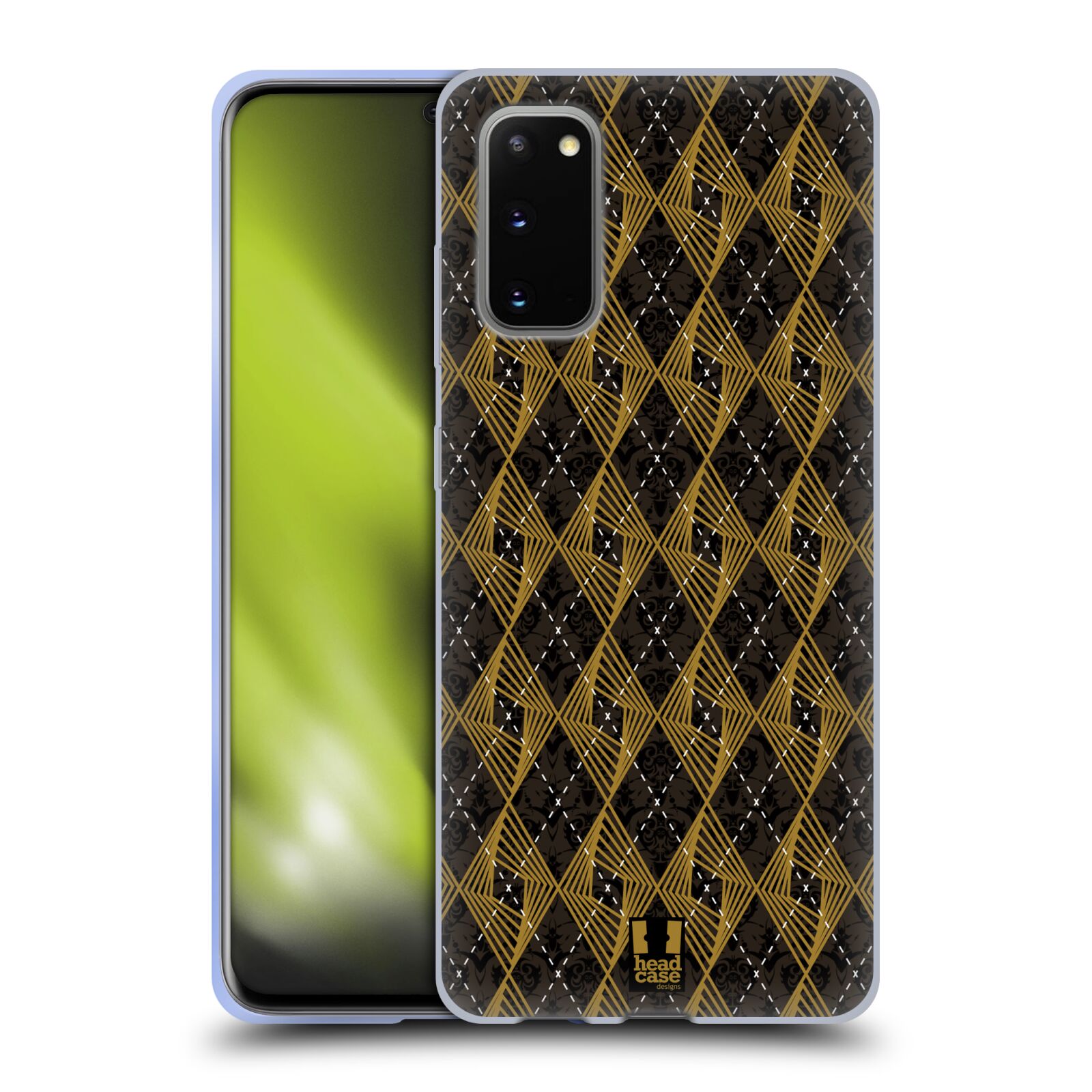 HEAD CASE DESIGNS ARGYLE WIRBEL GEL HANDYHÃLLE FÃR SAMSUNG HANDYS 1 - Picture 12 of 12