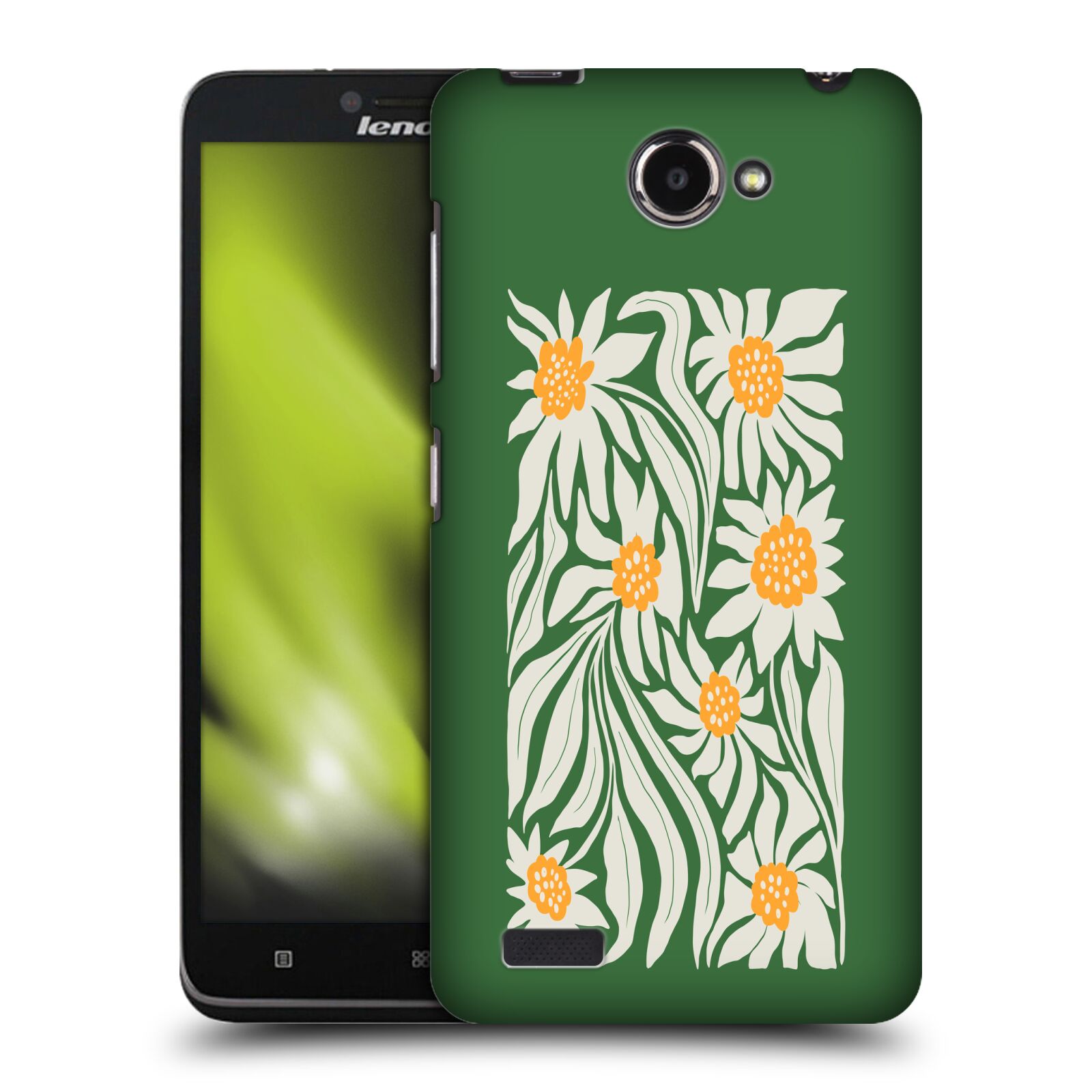 Mode OFFICIAL AYEYOKP PLANTS AND FLOWERS HARD BACK CASE FOR LENOVO PHONES