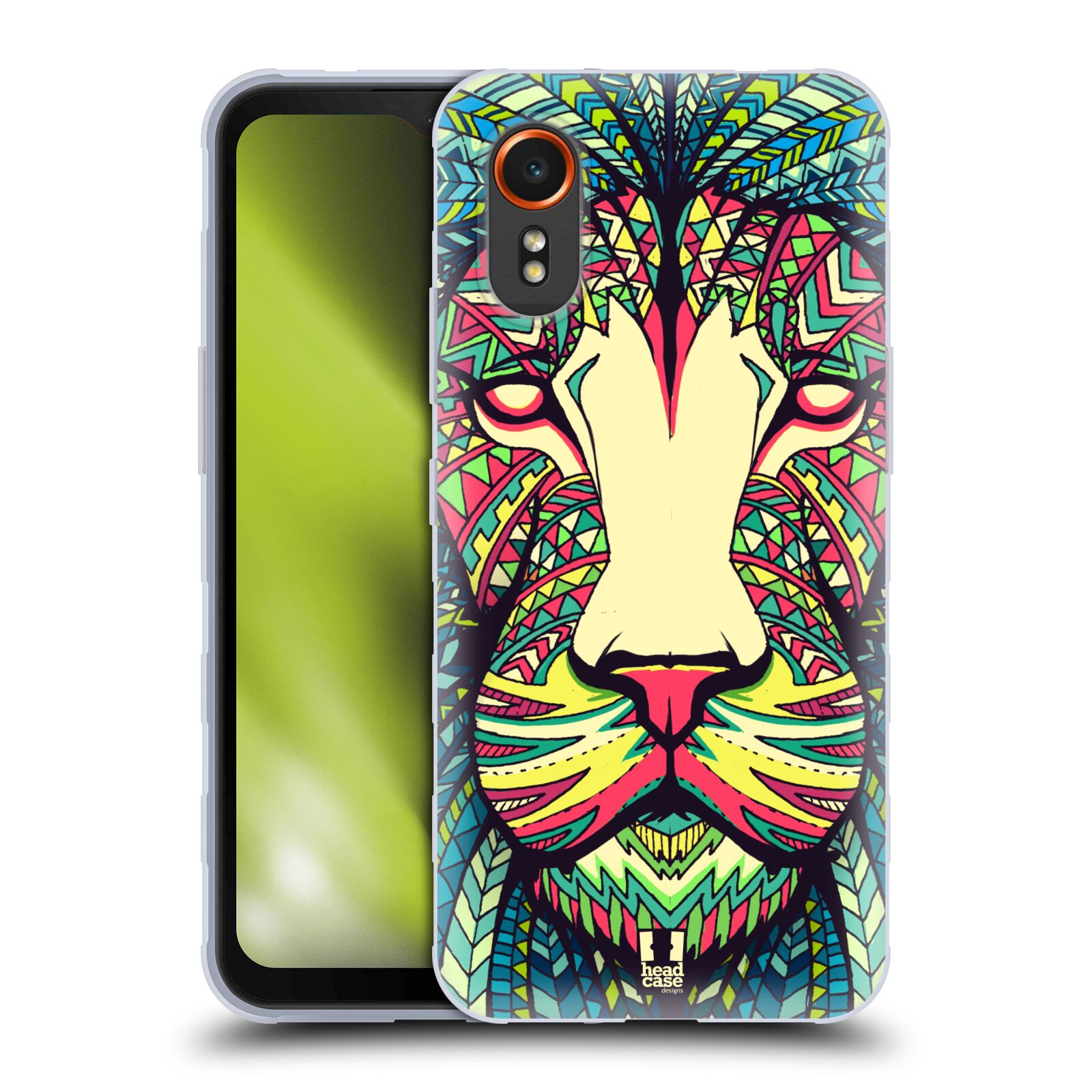 Silikonové pouzdro - Samsung Galaxy Xcover 7 5G - Head Case - AZTEC LEV (Silikonový kryt, obal, pouzdro na mobilní telefon Samsung Galaxy Xcover 7 5G s motivem AZTEC LEV)