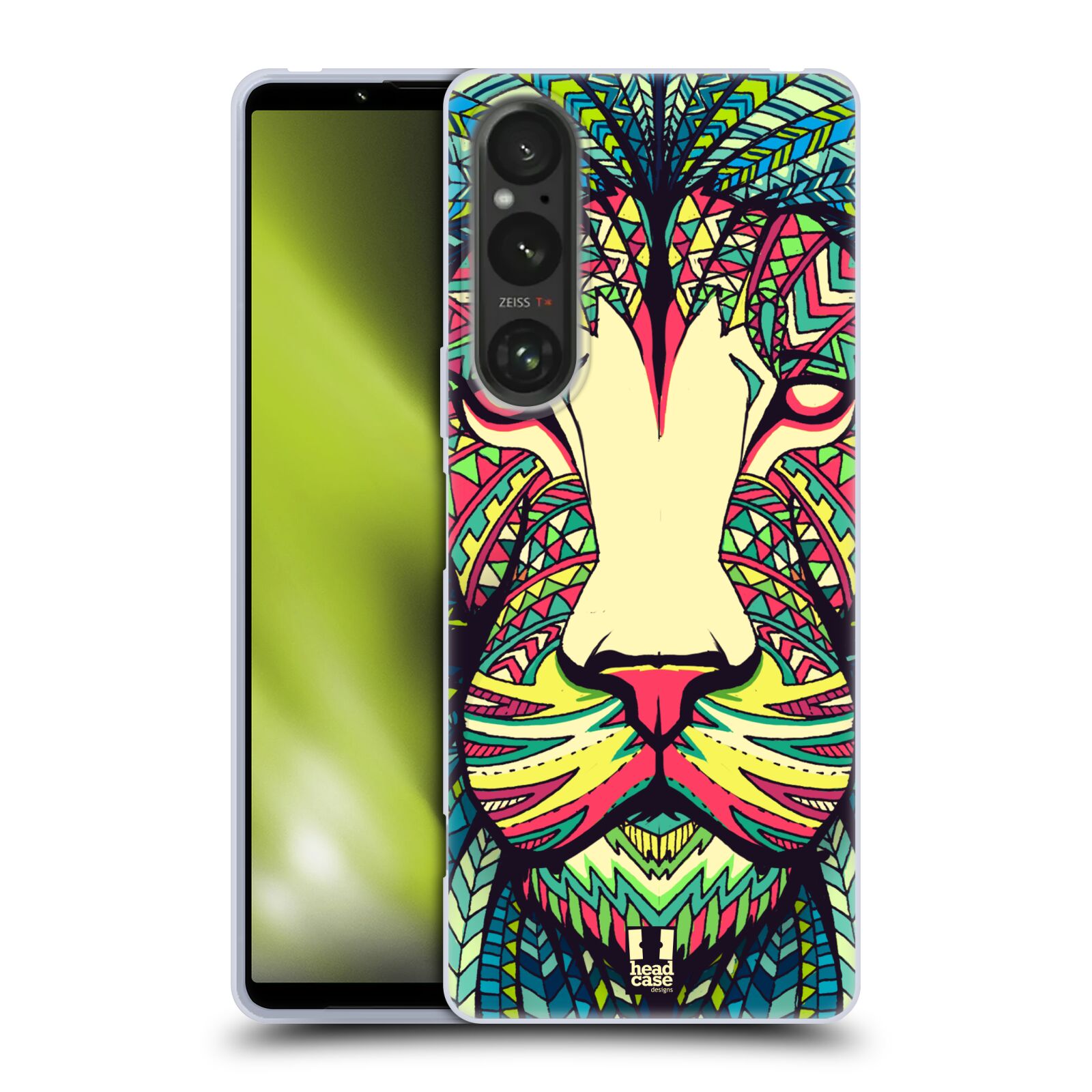 Silikonové pouzdro na mobil Sony Xperia 1 V - Head Case - AZTEC LEV (Silikonový kryt, obal, pouzdro na mobilní telefon Sony Xperia 1 V s motivem AZTEC LEV)