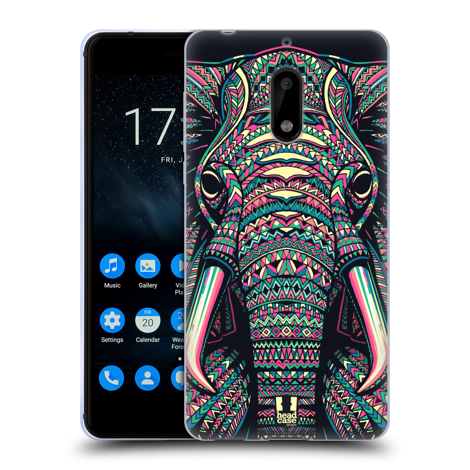 HEAD CASE DESIGNS AZTEC ANIMAL FACES 2 GEL CASE FOR NOKIA PHONES 1 - Picture 8 of 10