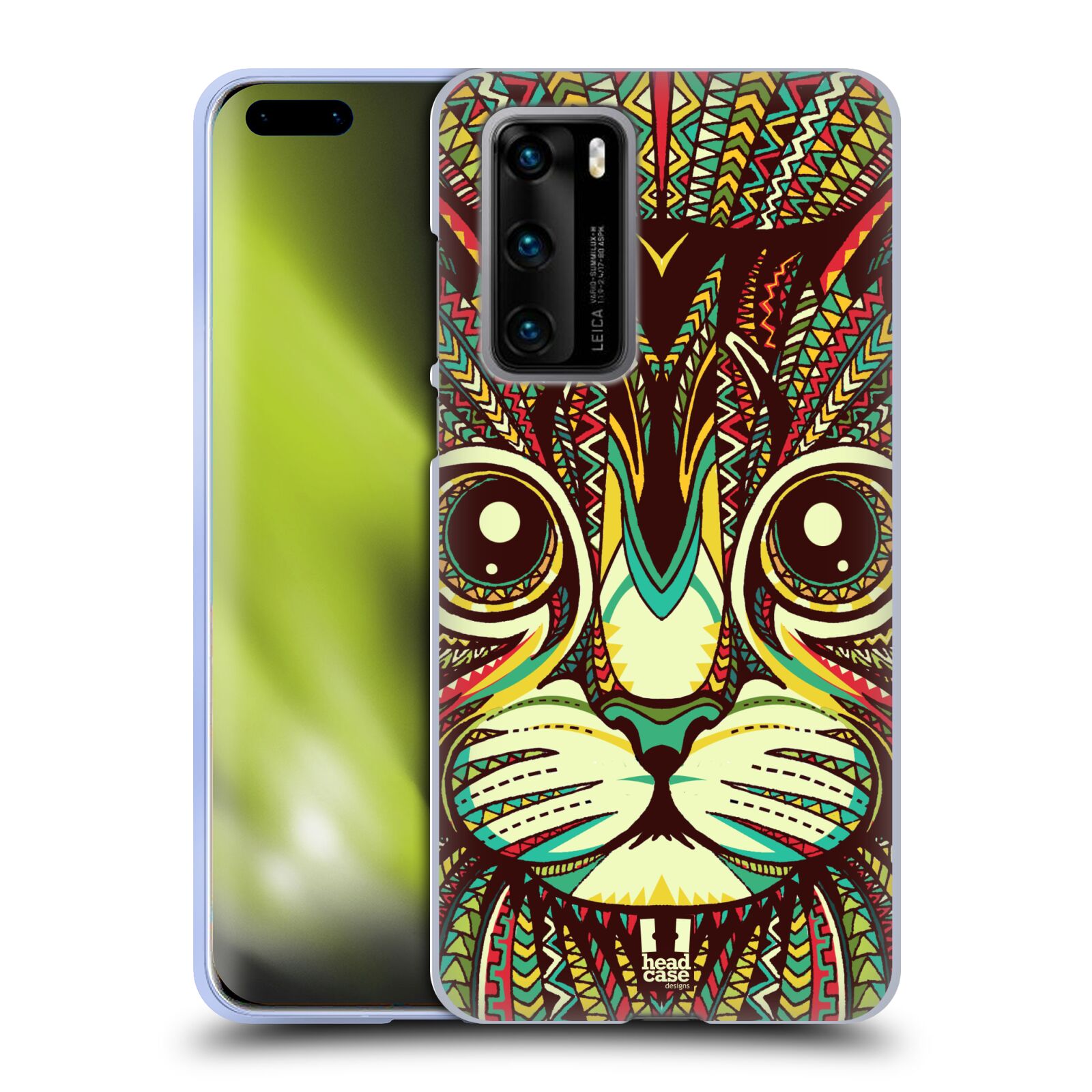 HEAD CASE DESIGNS AZTEC ANIMAL FACES 2 SOFT GEL CASE FOR HUAWEI PHONES - Picture 9 of 10