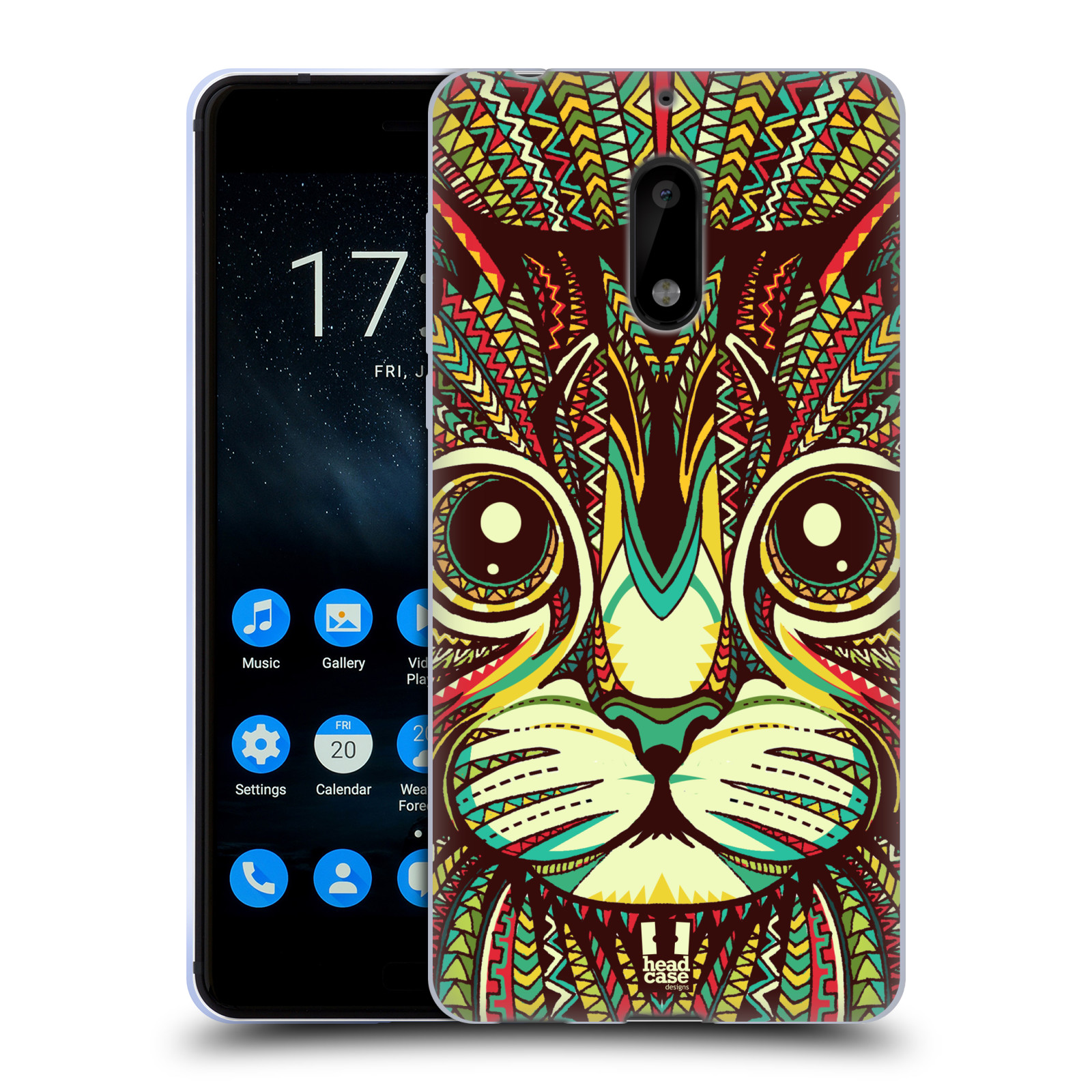 HEAD CASE DESIGNS AZTEC ANIMAL FACES 2 GEL CASE FOR NOKIA PHONES 1 - Picture 9 of 10