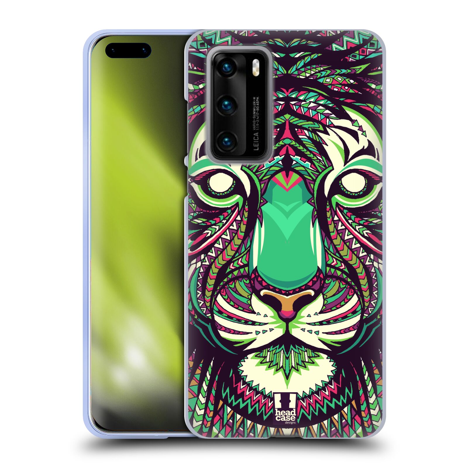 HEAD CASE DESIGNS AZTEC ANIMAL FACES 2 SOFT GEL CASE FOR HUAWEI PHONES - Picture 10 of 10