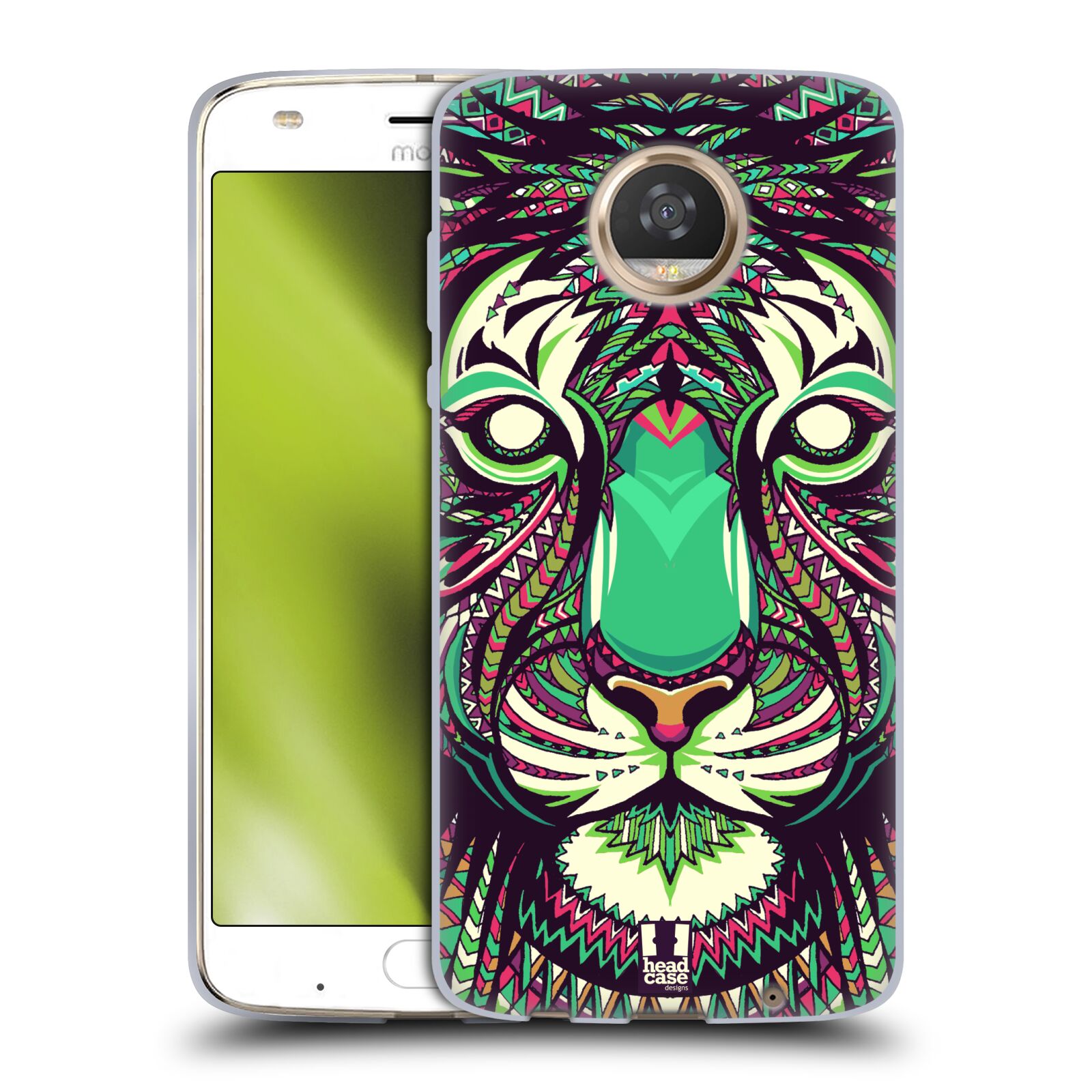 HEAD CASE DESIGNS AZTEC ANIMAL FACES 2 SOFT GEL CASE FOR MOTOROLA PHONES - Picture 10 of 10