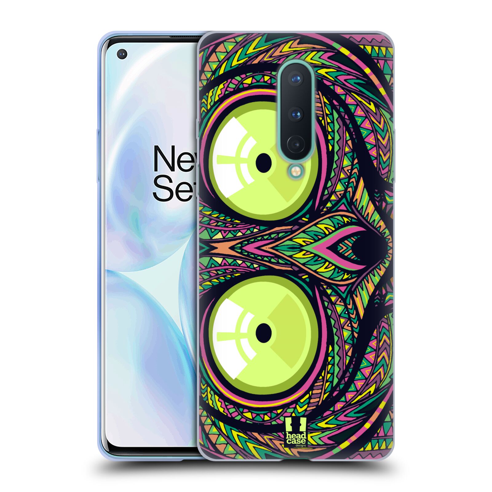 FUNDA DE GEL HEAD CASE DESIGNS SERIE 5 CARAS DE ANIMALES AZTECAS PARA TELÉFONOS GOOGLE ONEPLUS - Imagen 12 de 12