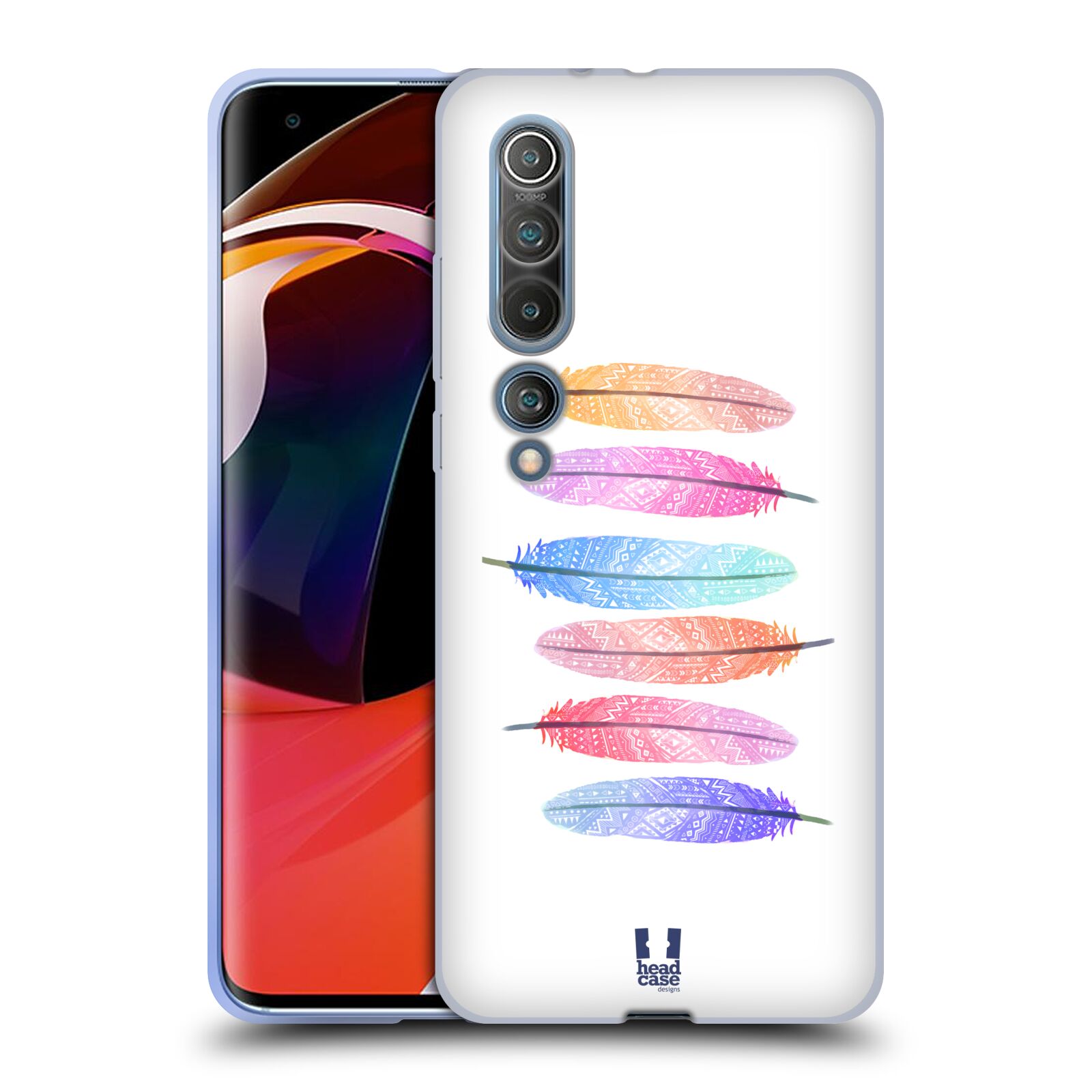 FUNDA HEAD CASE DESIGNS CON PLUMAS AZTECAS DE GEL SUAVE PARA TELÉFONOS XIAOMI - Imagen 9 de 10