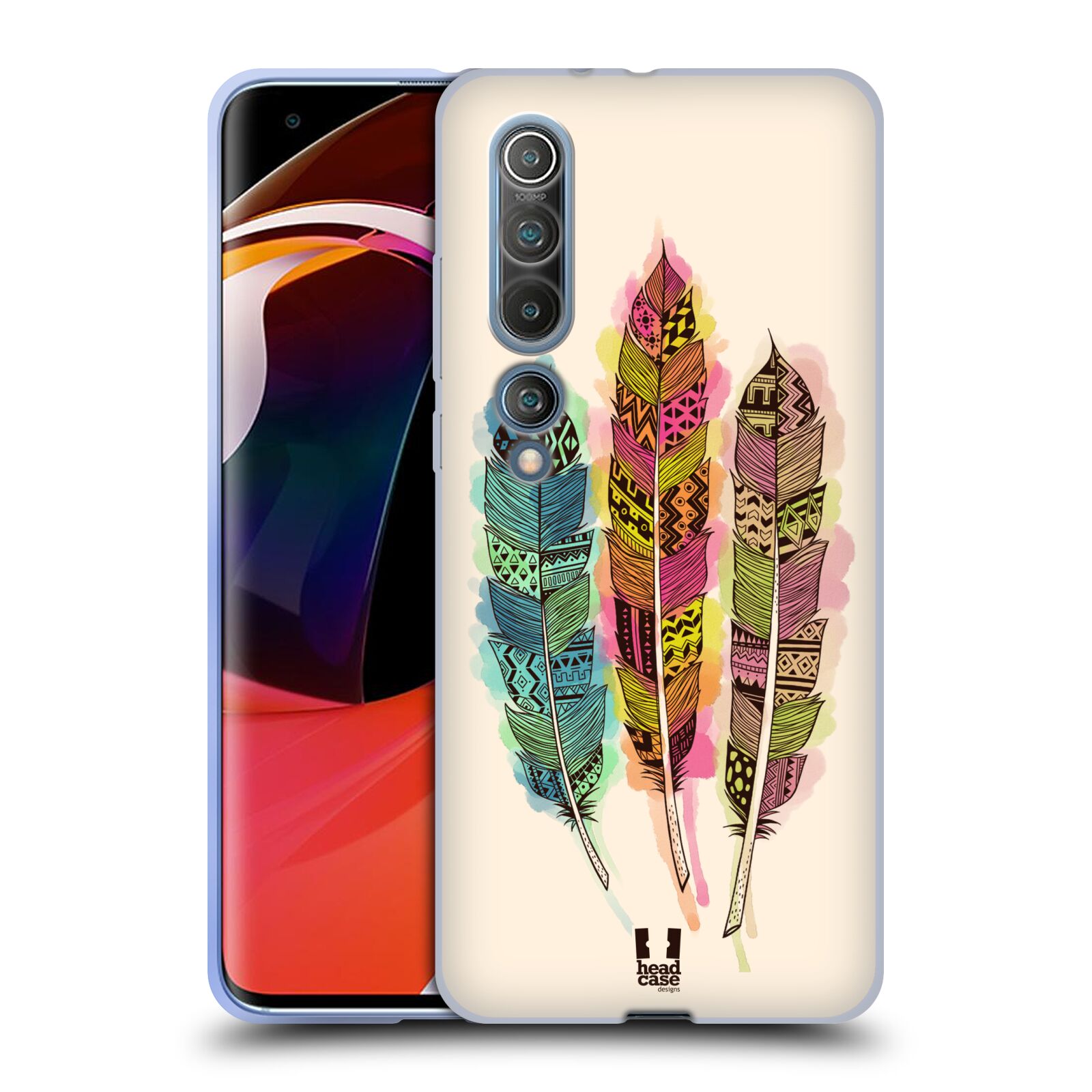 FUNDA HEAD CASE DESIGNS CON PLUMAS AZTECAS DE GEL SUAVE PARA TELÉFONOS XIAOMI - Imagen 10 de 10