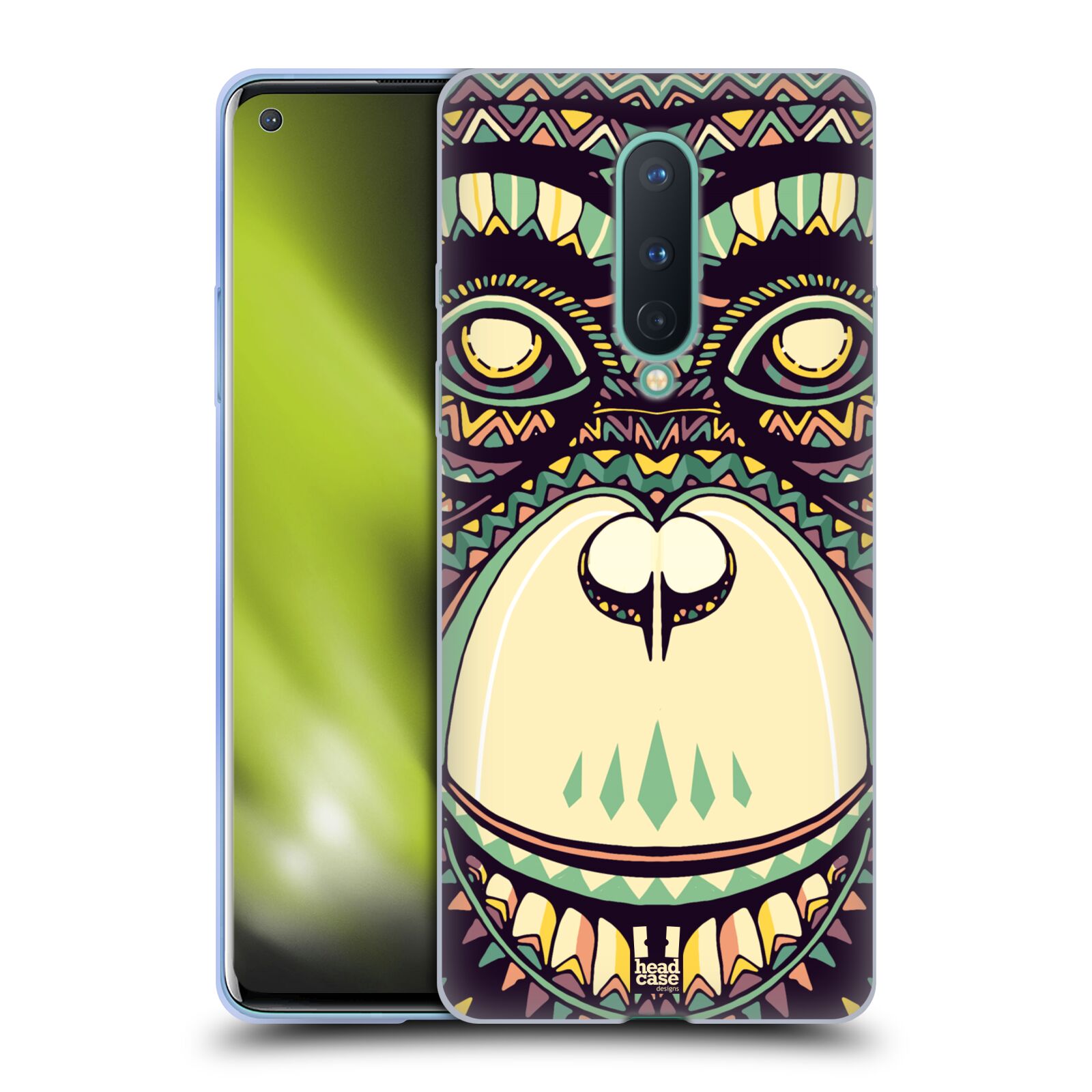 HEAD CASE DESIGNS AZTEC ANIMAL FACES 3 SOFT GEL CASE FOR GOOGLE ONEPLUS PHONES