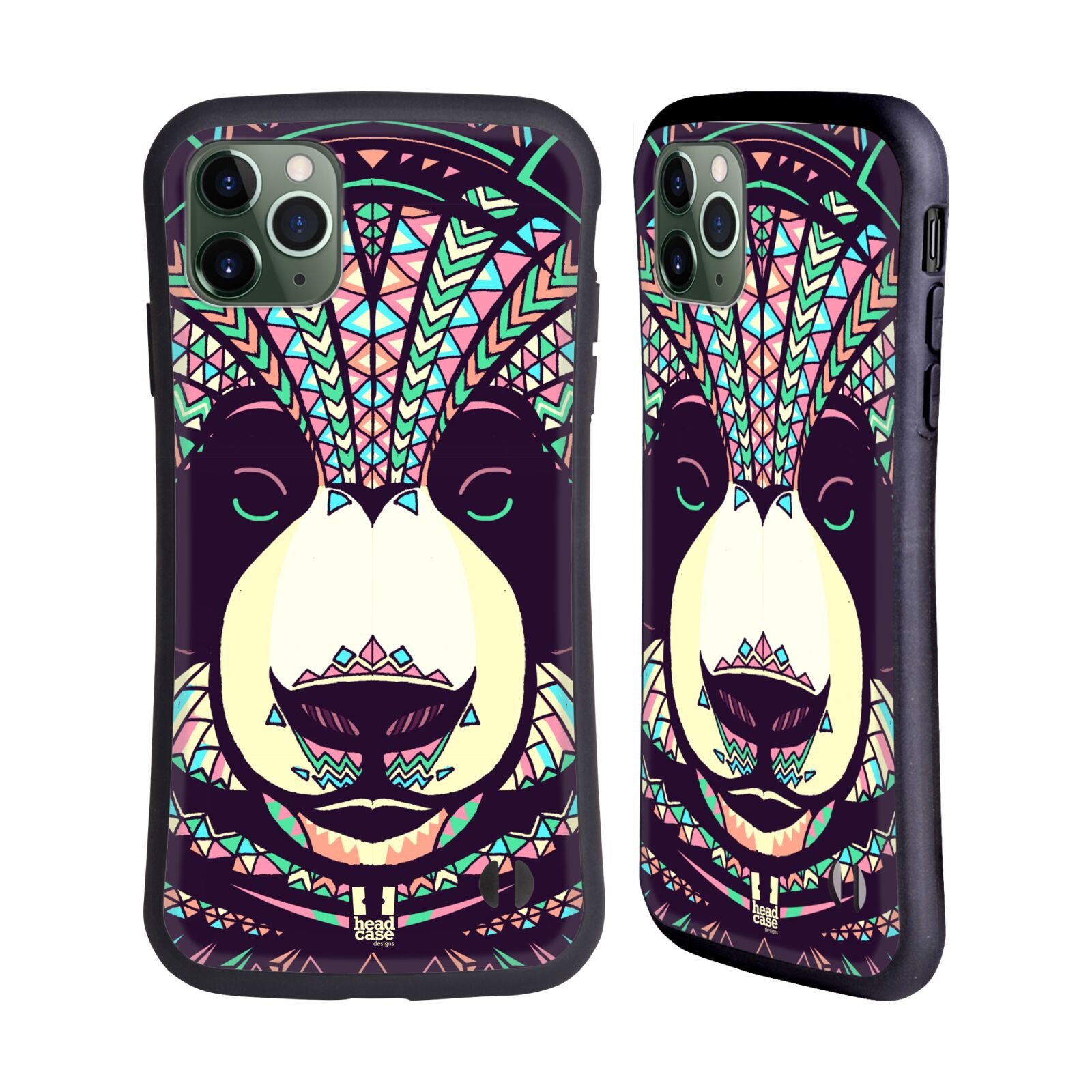 FUNDA HÍBRIDA HEAD CASE DESIGNS CON 3 CARAS DE ANIMALES AZTECAS PARA TELÉFONOS iTELÉFONOS DE APPLE - Imagen 9 de 11