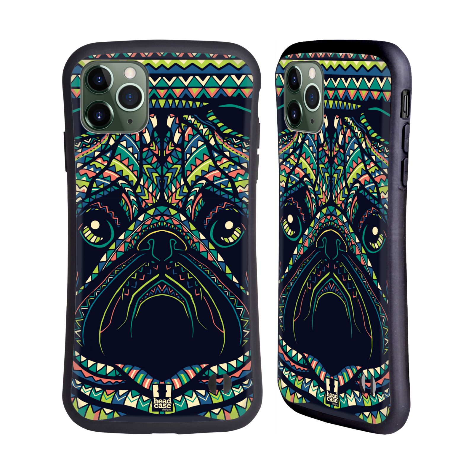 FUNDA HÍBRIDA HEAD CASE DESIGNS CON 3 CARAS DE ANIMALES AZTECAS PARA TELÉFONOS iTELÉFONOS DE APPLE - Imagen 10 de 11