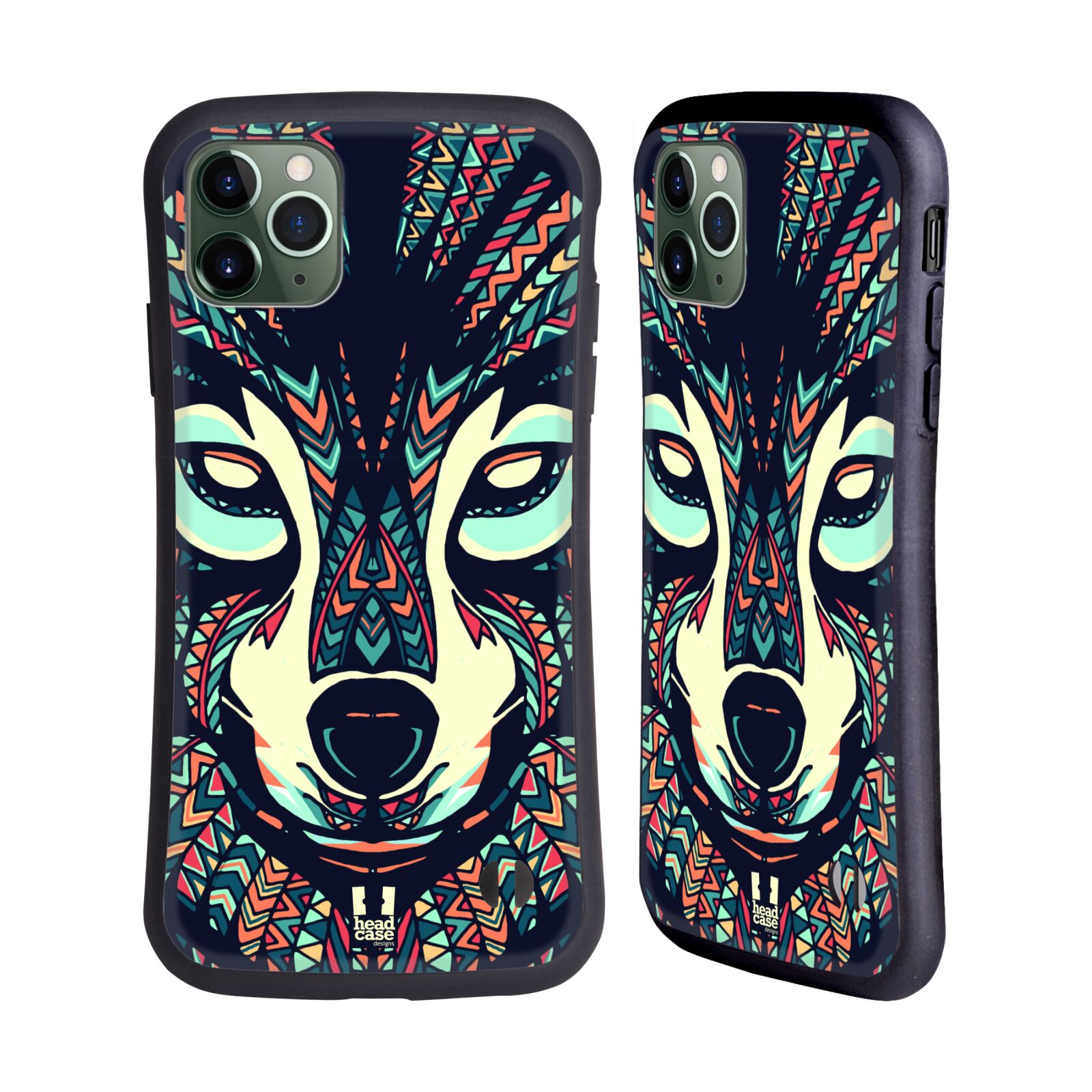 FUNDA HÍBRIDA HEAD CASE DESIGNS CON 3 CARAS DE ANIMALES AZTECAS PARA TELÉFONOS iTELÉFONOS DE APPLE - Imagen 11 de 11
