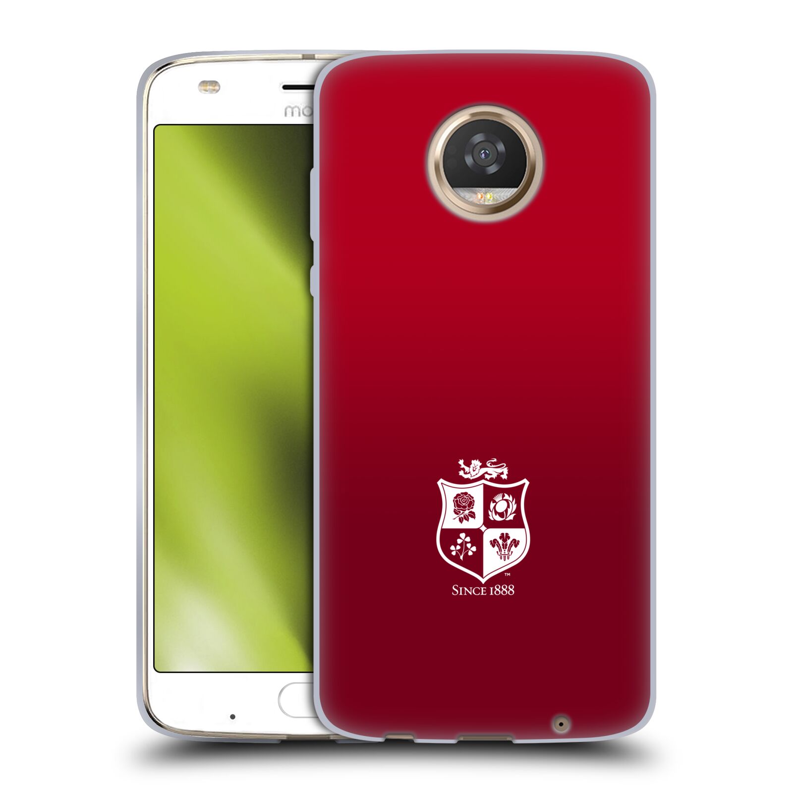 CUSTODIA GEL MORBIDA BADGE LEONI BRITANNICI E IRLANDESI UFFICIALE PER TELEFONI MOTOROLA - Foto 9 di 18