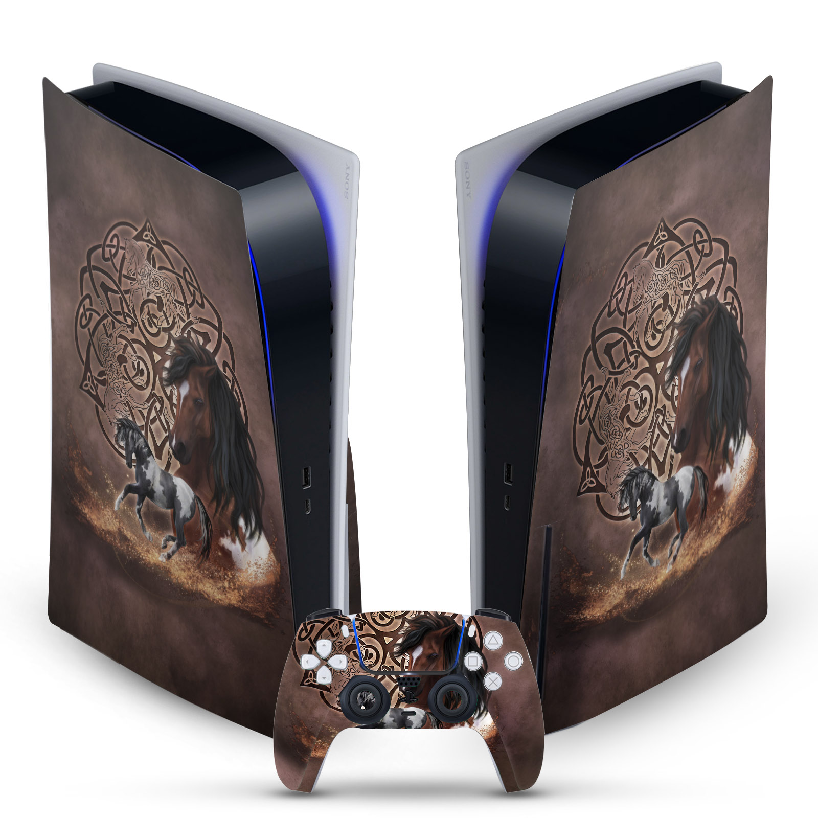 OFFICIAL BRIGID ASHWOOD ART MIX VINYL SKIN FOR SONY PS5 DISC EDITION BUNDLE